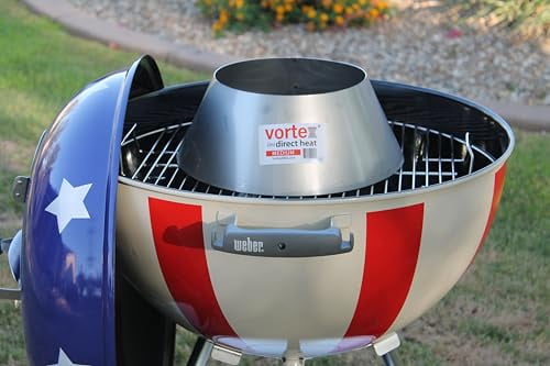 Vortex Charcoal Grill Heat Deflector (Medium, Stainless Steel) or1ow