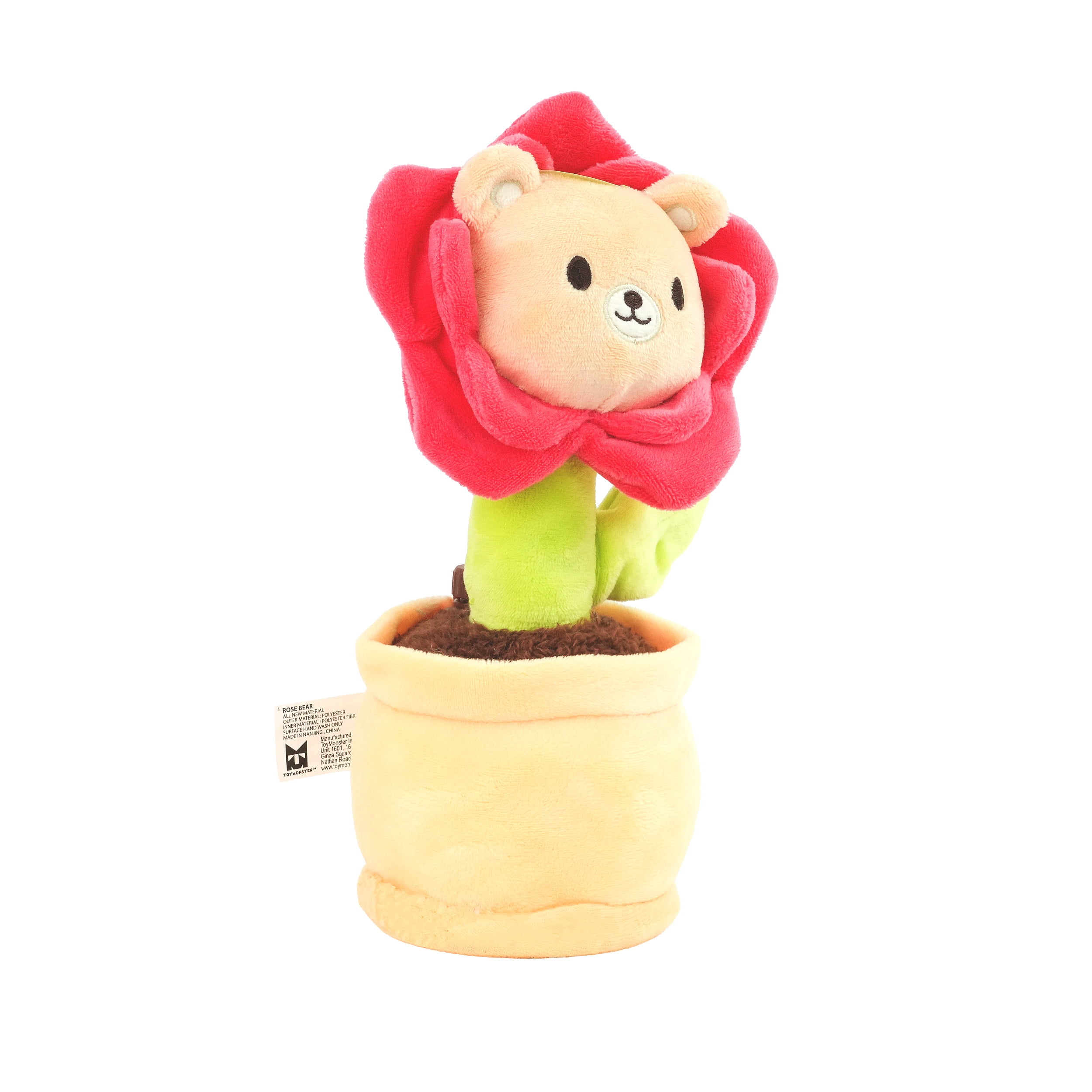 ToyMonster I Love Aromie Rosa Bloom Rose Scented Flower Plush with Visible Magic Mist (Pink, 10.6 in H) cjole