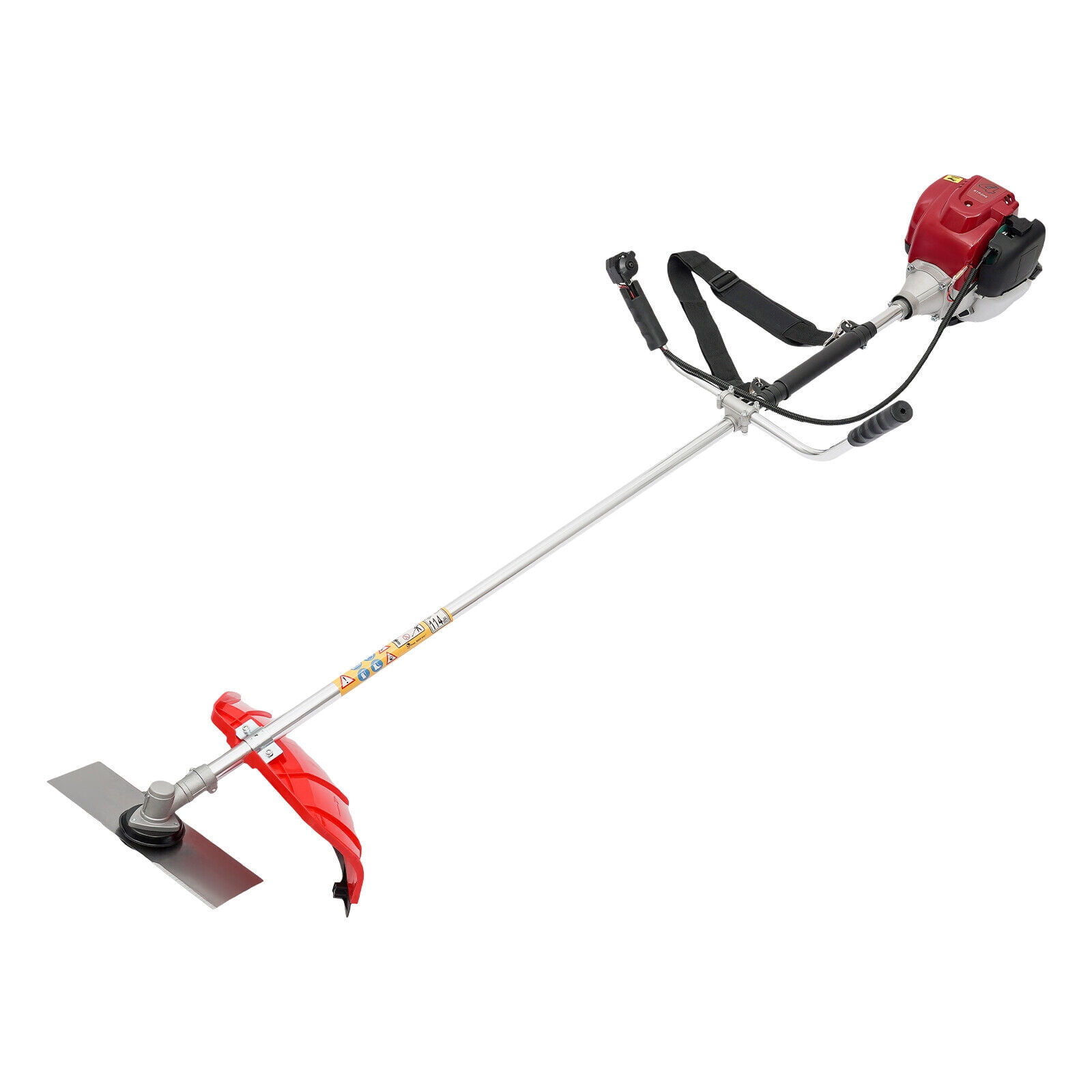 Generic 2-in-1 Gas Grass Trimmer and Edger, 35.8CC 4-Stroke Engine Powered Lawn Mower (Black, 5.24 ft) 6cltq