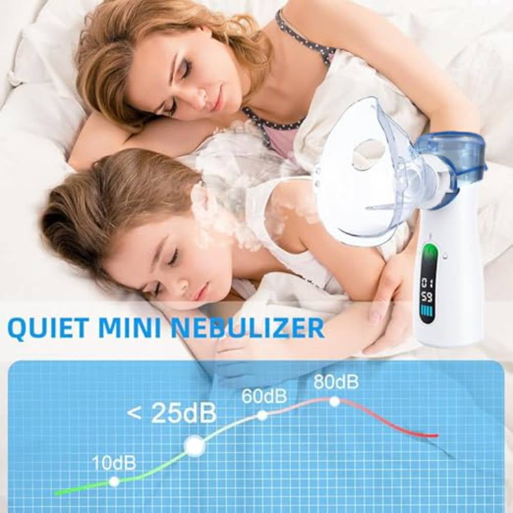 Ziqing Portable Personal Humidifier, Ultrasonic Cool Mist Desktop Device for Office, Bedroom, and Car (White, 10 fl oz) xspxh