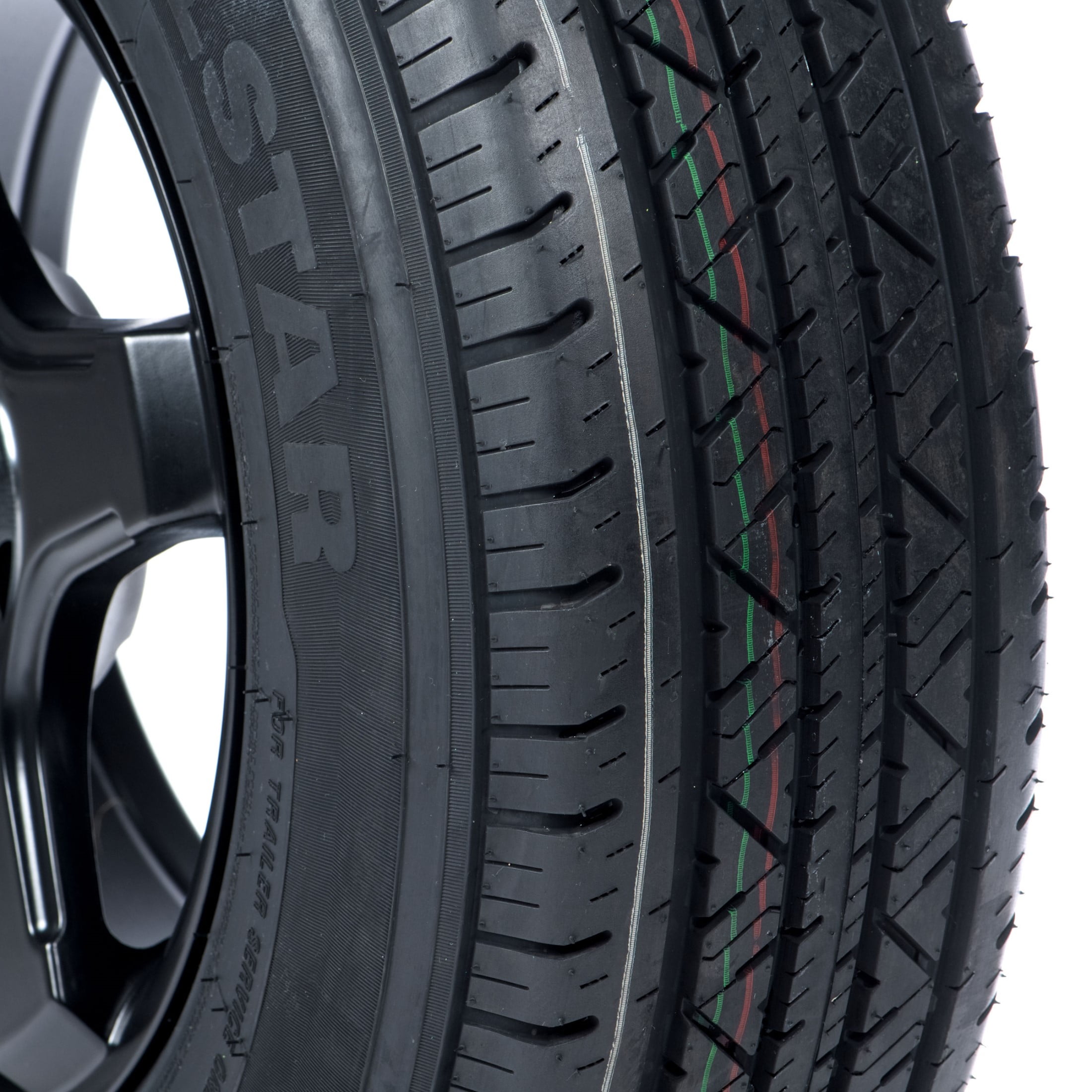Travelstar HF288 Radial Trailer Tire, Heavy-Duty Performance, ST205/75R15 (10 Ply, Load Range E) 6p63h