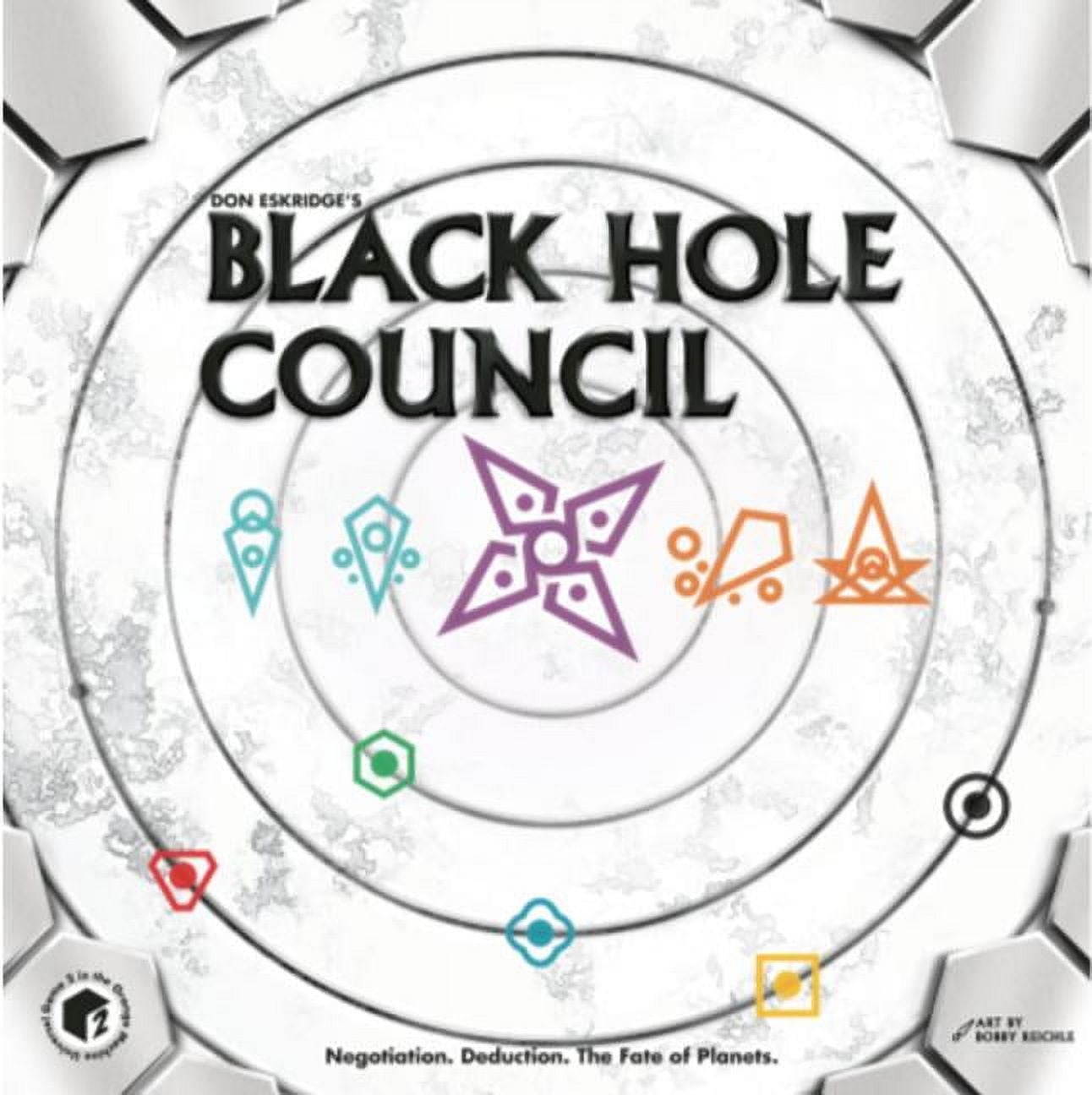 Orange Machine Games Black Hole Council Board Game (Orange, 4-8 Players) i1hqh
