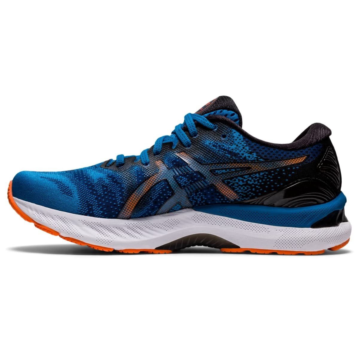 ASICS Men's Gel-Nimbus 23 Running Shoes Performance Athletic Sneakers (Reborn Blue/Black, 10 US) esskk