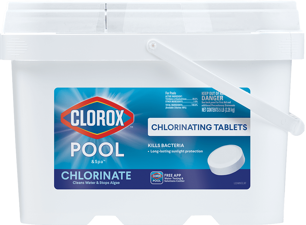Clorox Pool&Spa Chlorinating Tablets for Swimming Pools (3 in, 5 lb) 3h3uc