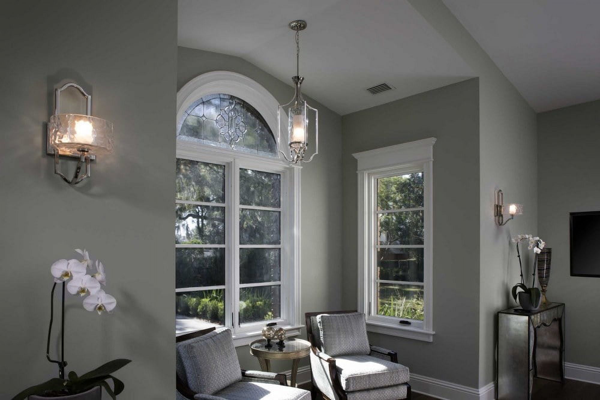 Progress Lighting Caress One-Light Small Foyer Pendant (Grey, 12 in) vk20k