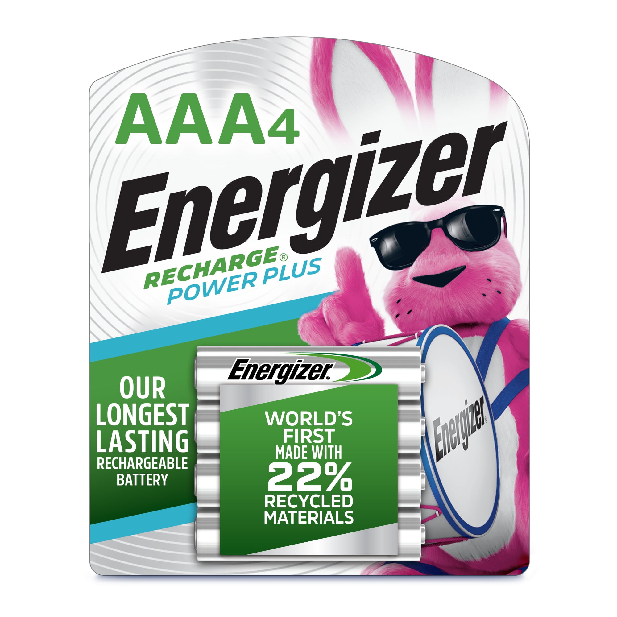 Energizer Rechargeable AAA Batteries (4 Pack) Long-Lasting NiMH Triple A Batteries dkyqs