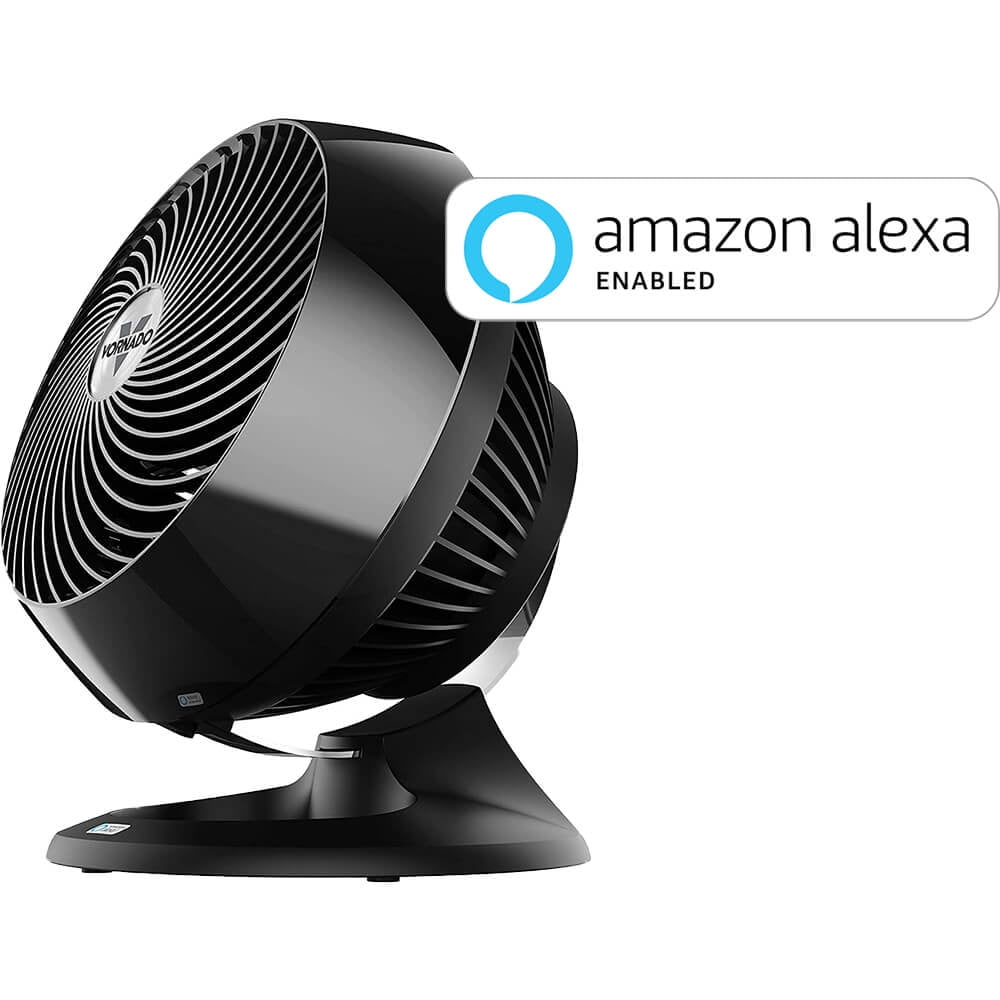 Vornado 660 AE Whole Room Air Circulator Fan with Alexa Voice Control (Black, 1 Unit) 9w8as
