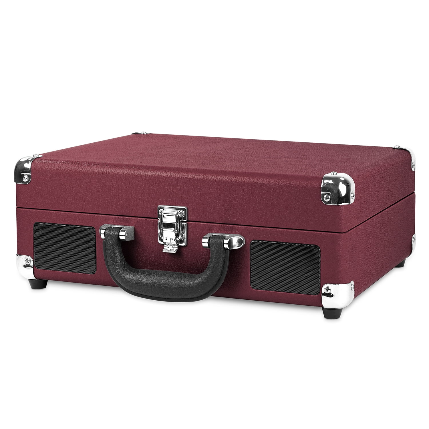 Victrola Journey Bluetooth Suitcase Record Player with 3-Speed Turntable (Marsala, 13.9 in x 10.1 in x 5 in) gbk3w