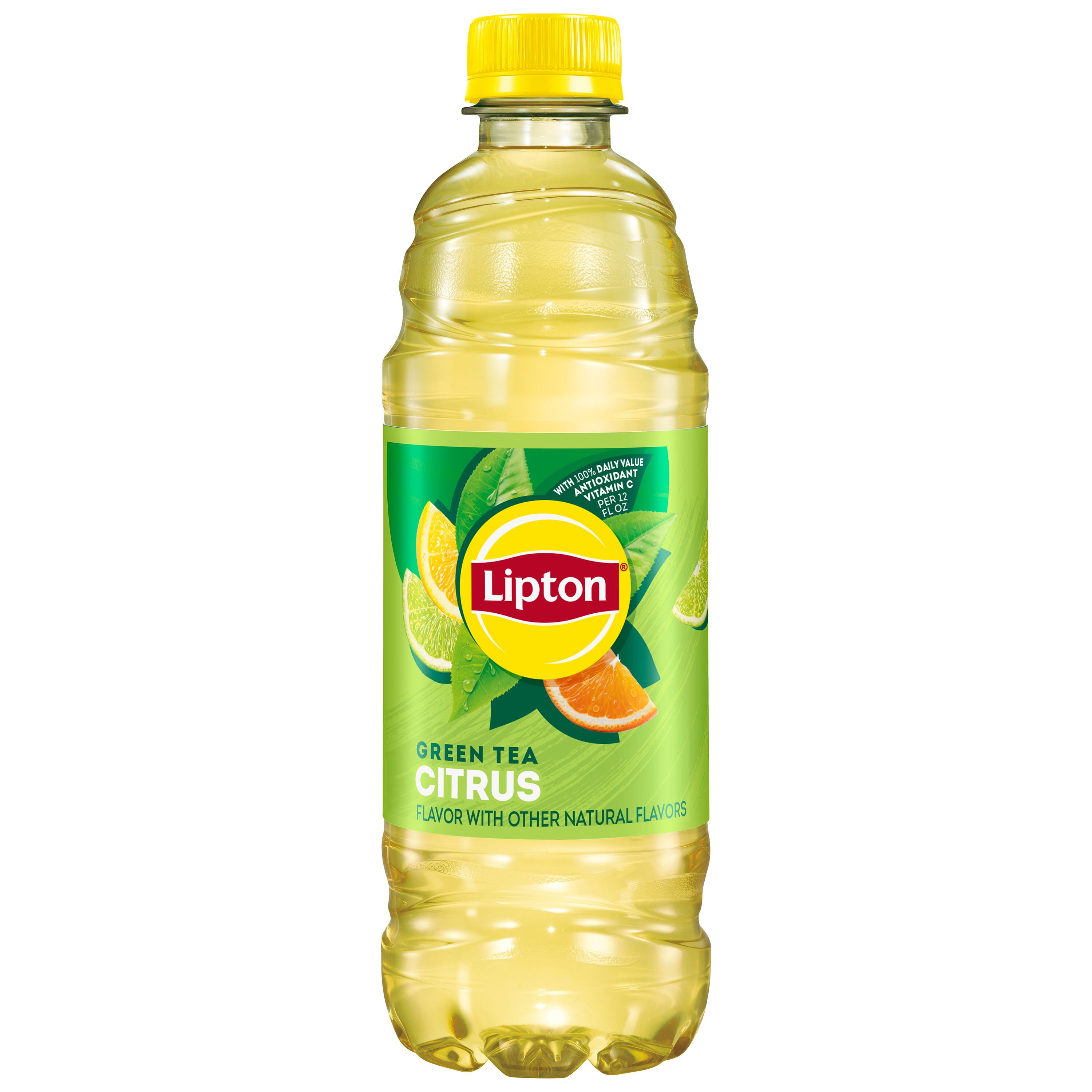 Lipton Green Tea Citrus Iced Tea, Refreshing Caffeinated Beverage (Green, 12 Pack of 16.9 fl oz) zbryf