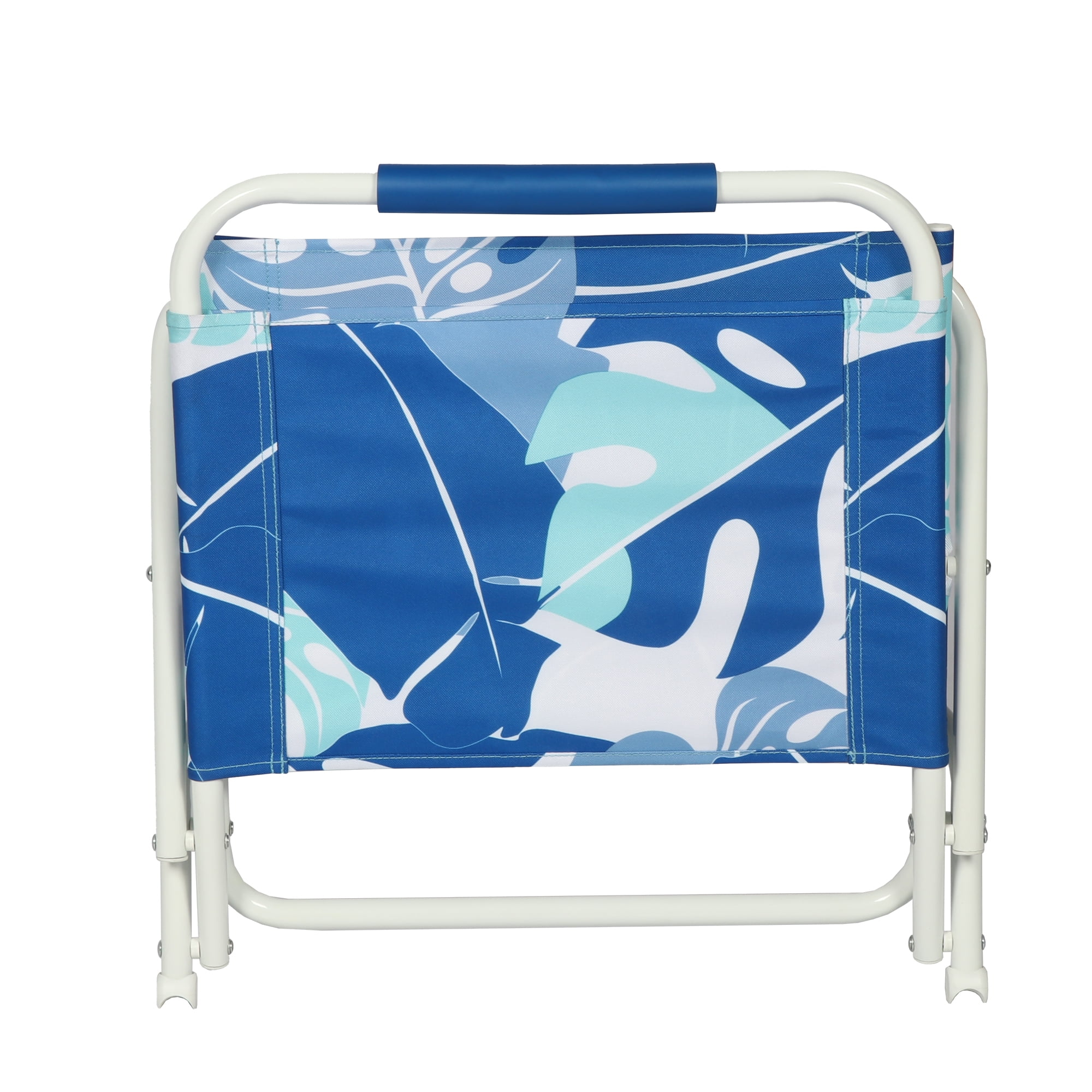 Mainstays Beach Sand Chair, Portable Folding Outdoor Seat (Palm Print, 22.5 in H) tbyj4