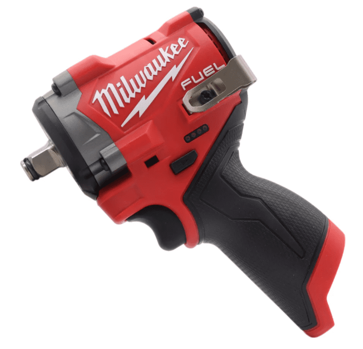 Milwaukee M12 FUEL 1/2 in. Stubby Impact Wrench (Bare Tool, 550 ft-lbs Torque) 2c13y