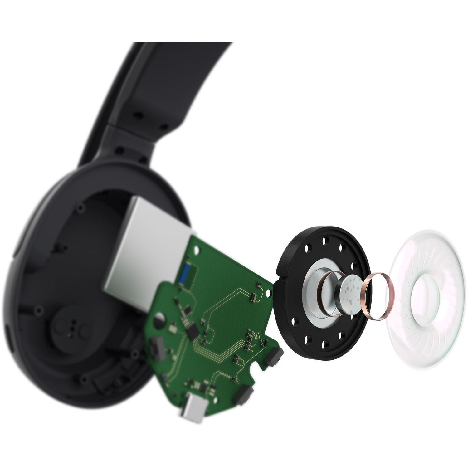 Nokia CB-301BK Comm Band Pro 2-in-1 Wireless Headset, Noise Cancelling Over-Ear (Black) 1cmwl
