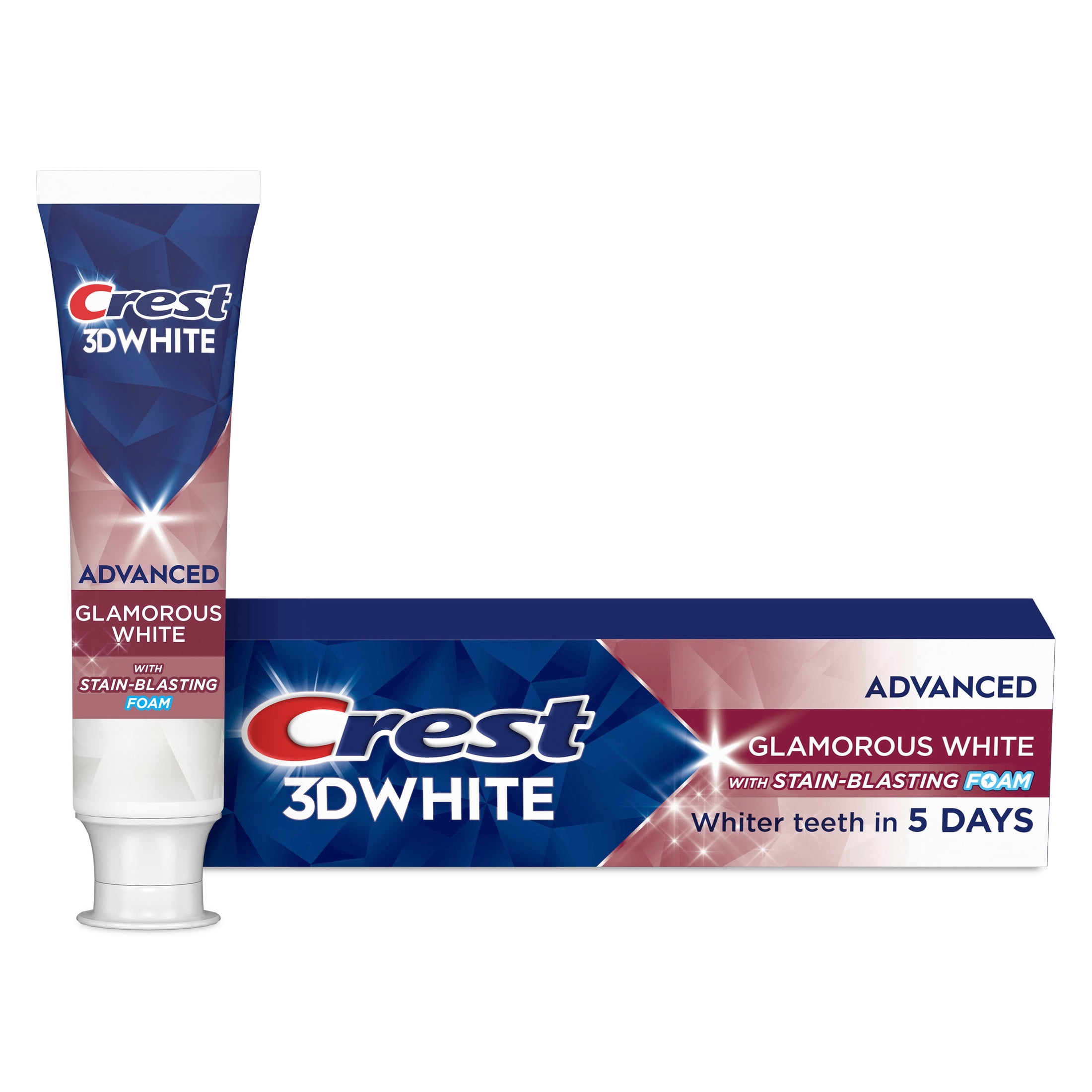 Crest 3D White Advanced Glamorous White Whitening Toothpaste (White, 3.3 oz) l7uh2