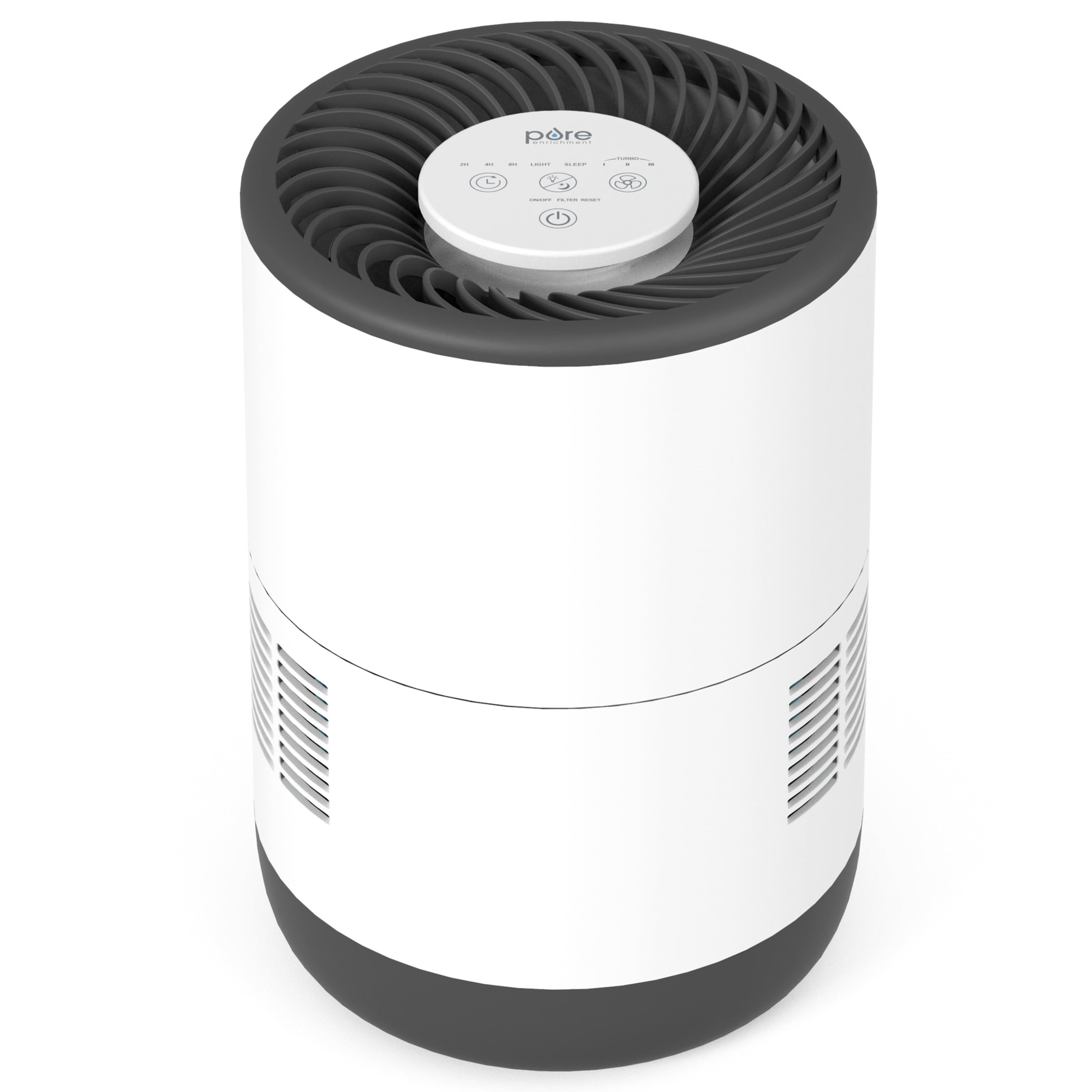 Pure Enrichment MistAire Eva Evaporative Humidifier for Large Rooms with 4-Speeds and Auto Shut-Off (White, 0.74 gal) 4exf2