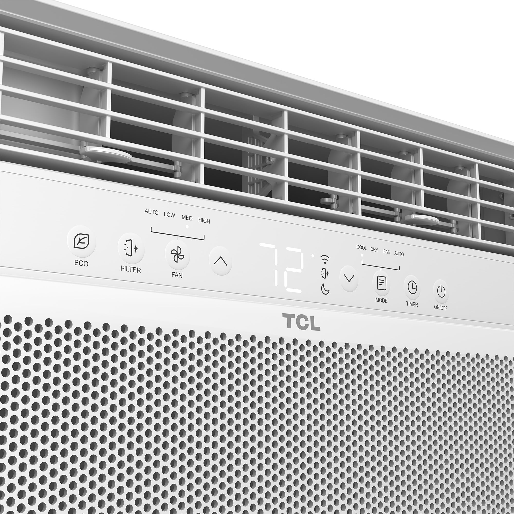 TCL 10,000 BTU Smart Inverter Window Air Conditioner, Quiet Cooling for 450 Sq ft Rooms (White, 10,000 BTU) jbyik