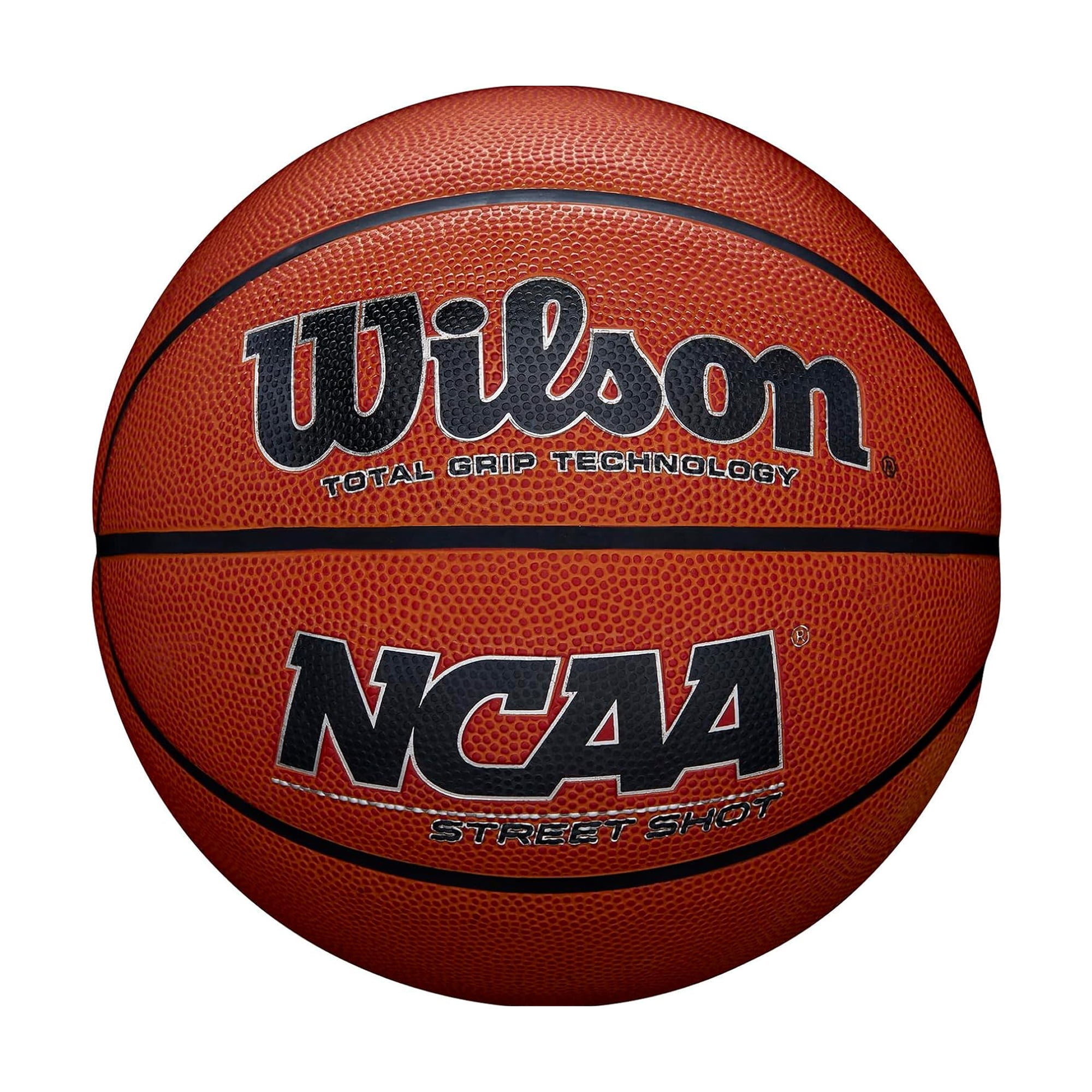 Wilson NCAA Street Shot Outdoor Basketball (Brown, Size 5 - 27.5 in) xqjea