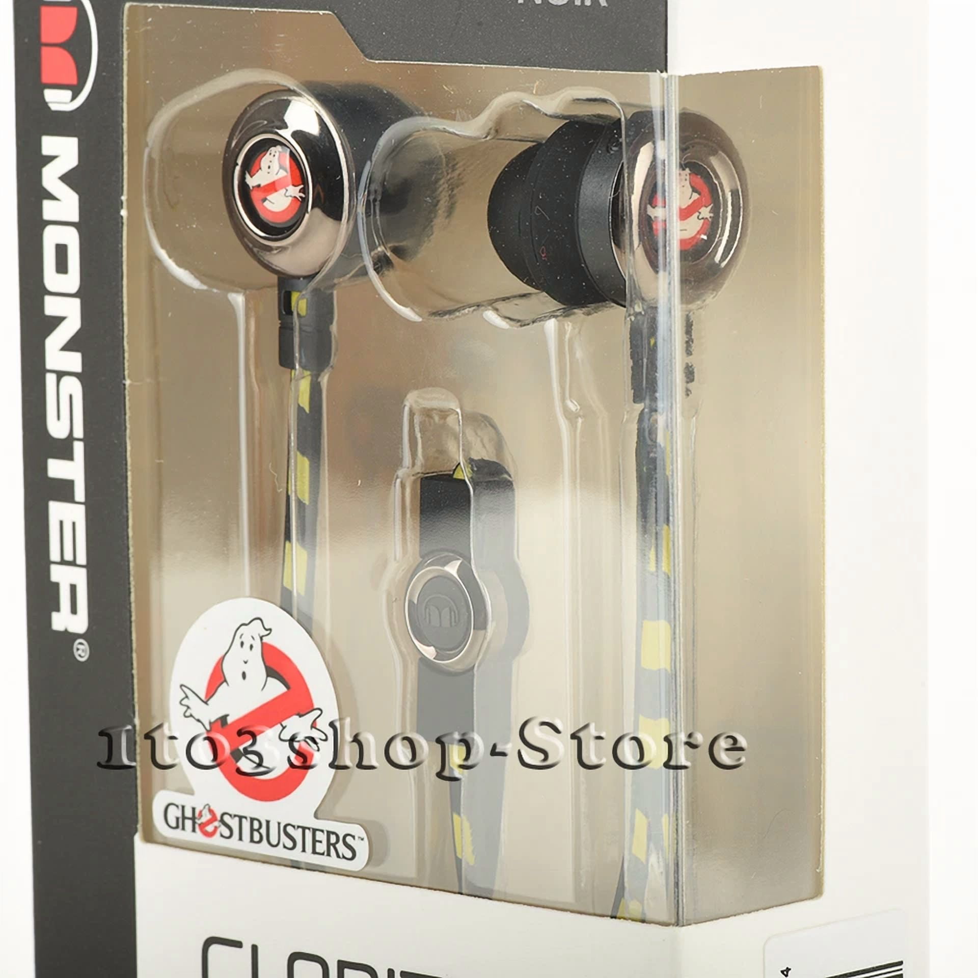 Rhea Monster Ghostbusters Clarity HD In-Ear Headphones with Microphone and Remote (Black, 1 Pack) xr1hn