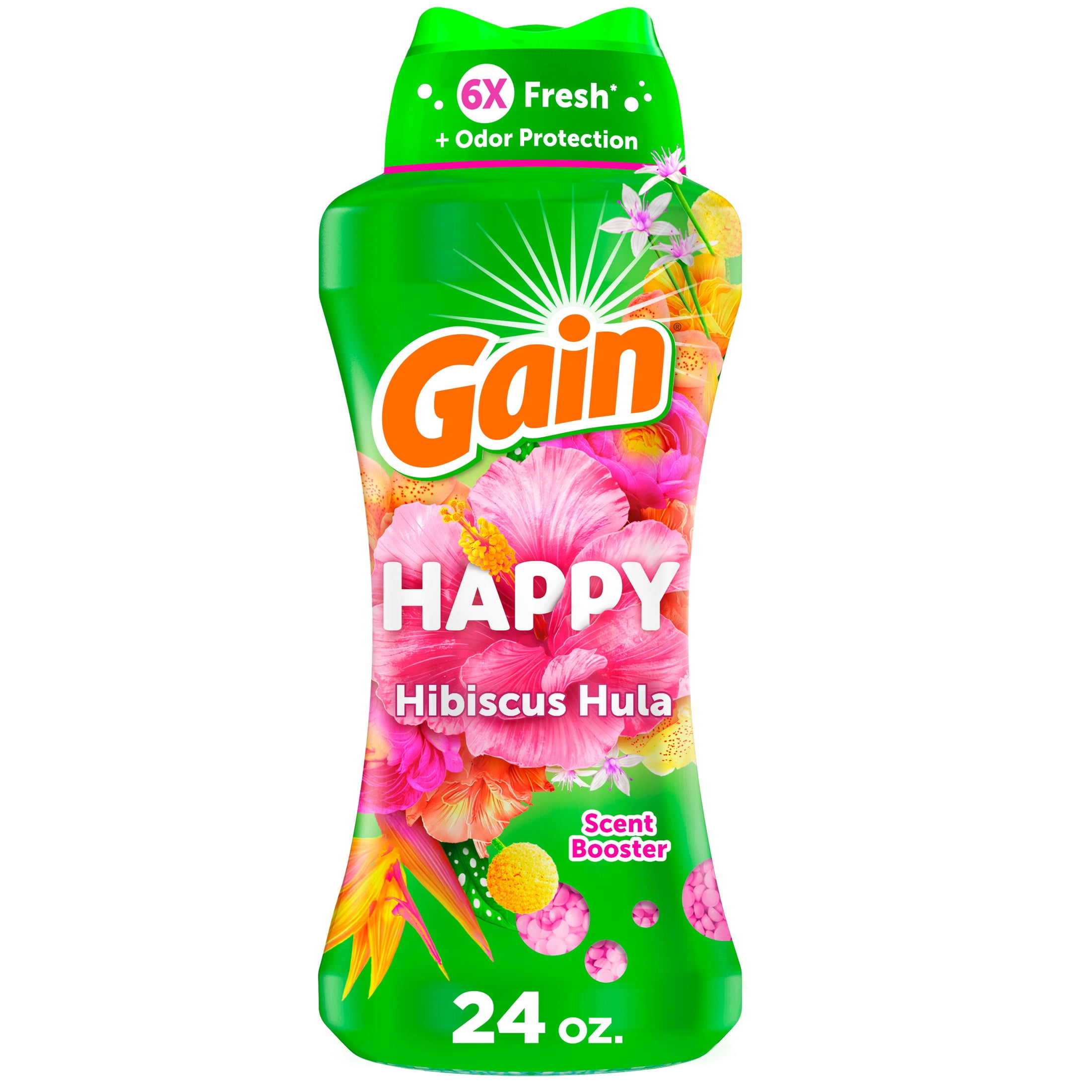 Gain In-Wash Laundry Scent Booster Beads, Hibiscus Hula Fragrance (24 oz) isle4