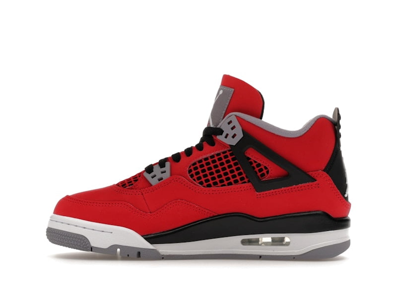 Jordan 4 Retro Toro Bravo Basketball Shoes (Fire Red, 3.5Y) xfl3b