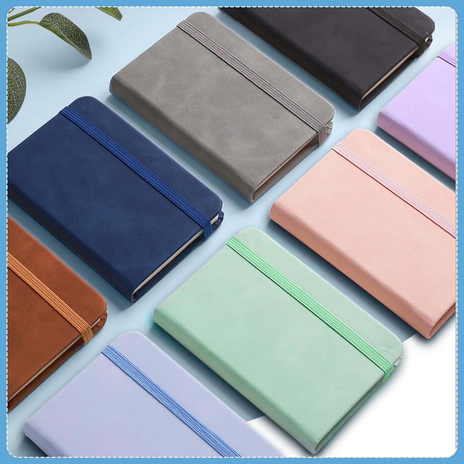 QZLGJL Pocket Notebook Bulk Set, Hardcover Small Notepad for Office and Travel (Multicolor, 8 Pack, 4.3 in x 3 in) vxr18