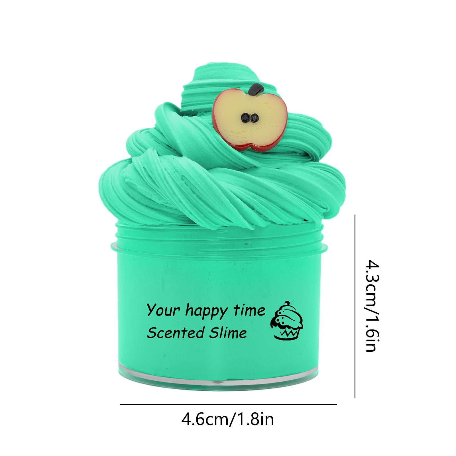 JikouIivo Furry Cloud Slime Kit, Stretchy DIY Sensory Toy for Stress Relief (Multicolor, 2.5 fl oz) so36g