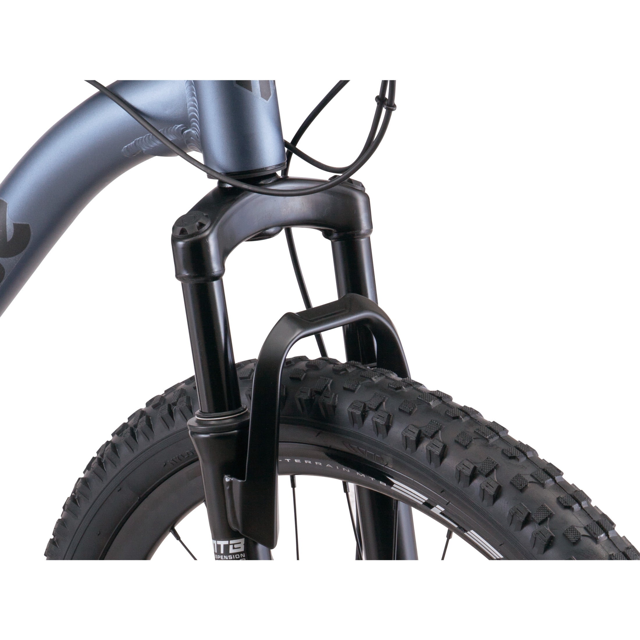 Mongoose Status Dual Suspension Mountain Bike (Slate Blue, 26 in Wheels) zov0y