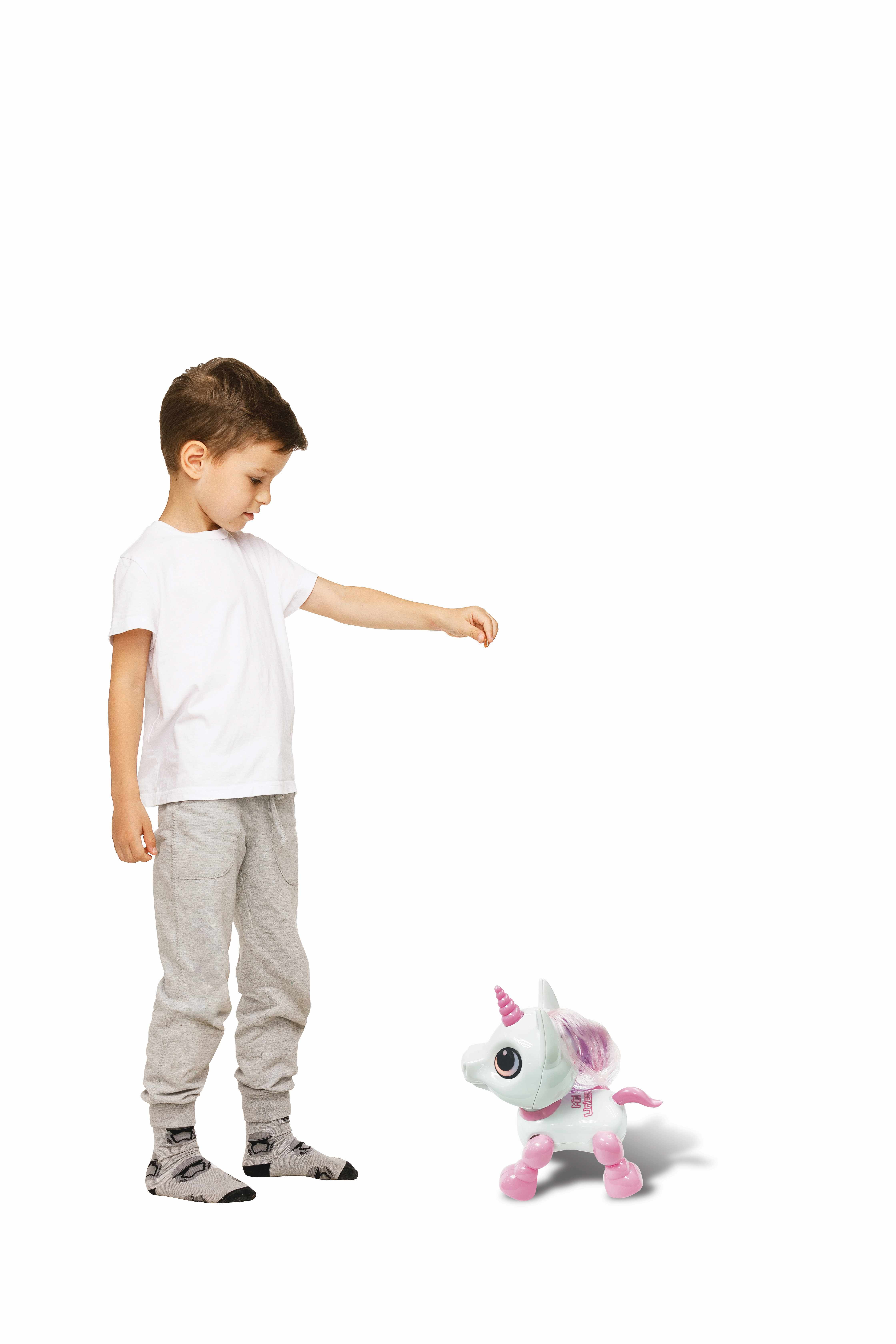 Lexibook Power Unicorn Mini Interactive Robot Toy with Light and Sound Effects (Pink) 0uwq3
