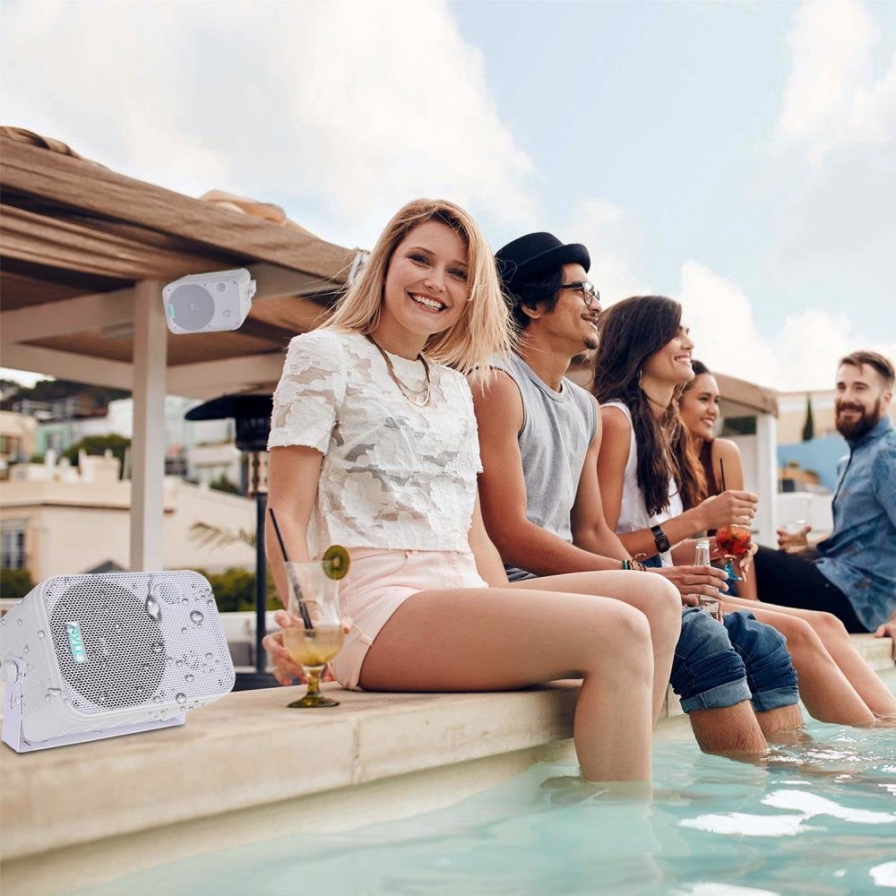 Pyle Pro PDWR50W 2-Way Indoor/Outdoor Speaker (White, 5.25 in) 3dhbb