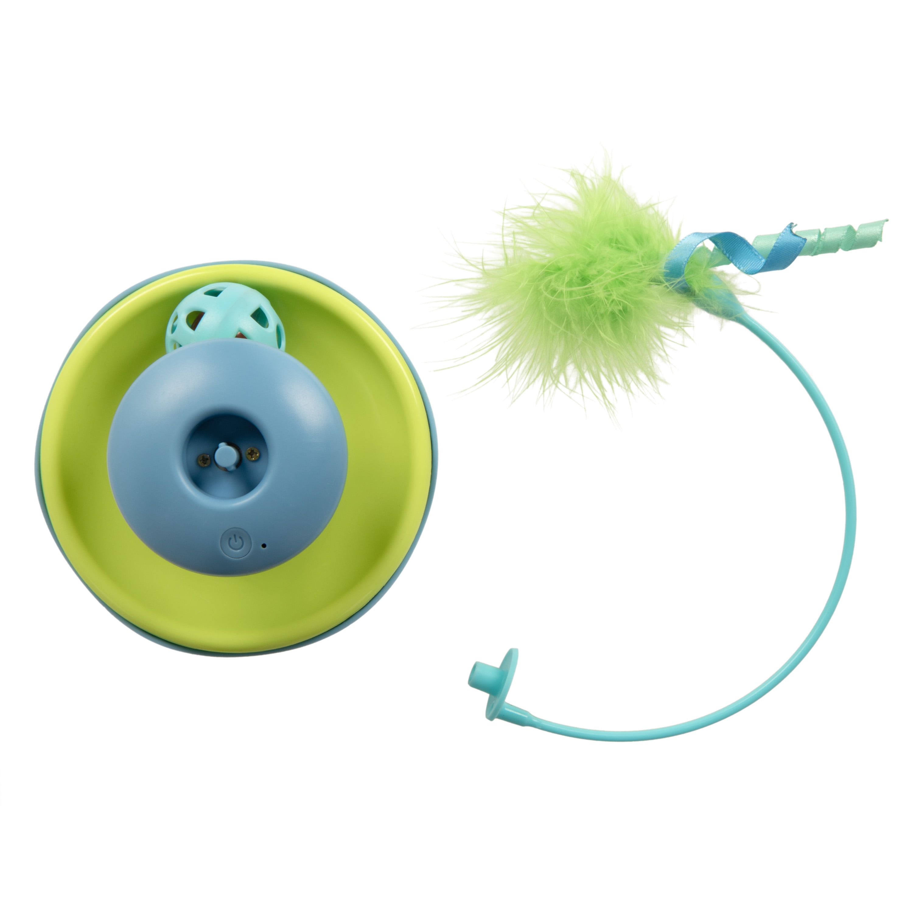 SmartyKat Track Tizzy Motion Cat Toy Electronic Interactive Pet Toy (Blue, 1 ct) q7k3p