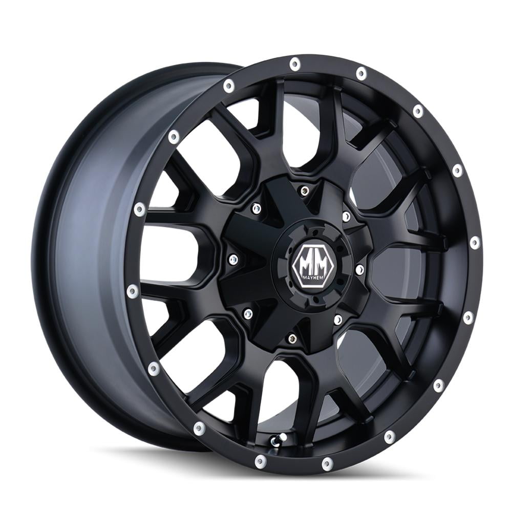 Carbon Express Mayhem Warrior 20x9 Wheel (Matte Black, 6x135/6x139.7 Bolt Pattern) kojh6