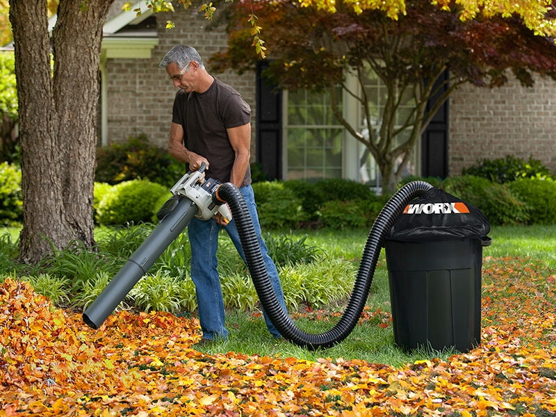 Worx WA4054.2 LeafPro Universal Leaf Collection System for Blower Vacuums (16 ft Hose) wl3is