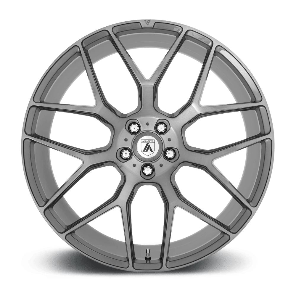 Asanti ABL-27 Dynasty Aluminum Wheel Rim (Titanium Brushed, 22x10.5 in) wwepk