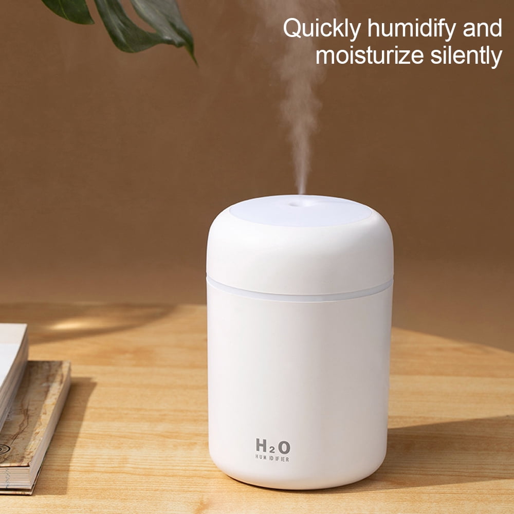 OUTAD Ultrasonic Aromatherapy Essential Oil Diffuser and Quiet Air Humidifier (White, 10.14 fl oz) chcwd