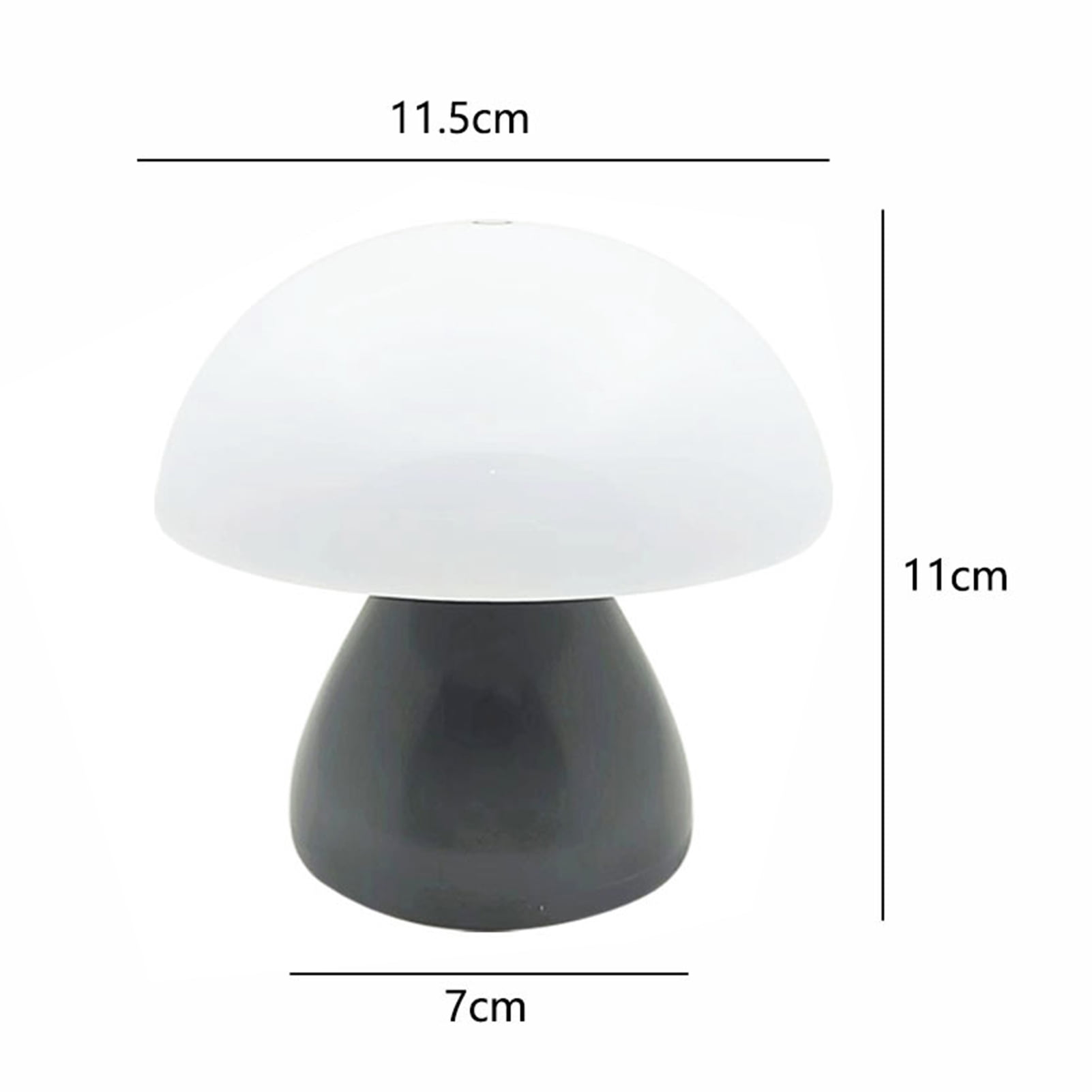 Joernso Mushroom Lamp Bedside Nightstand Light (Pink, 7 in) 6jiix