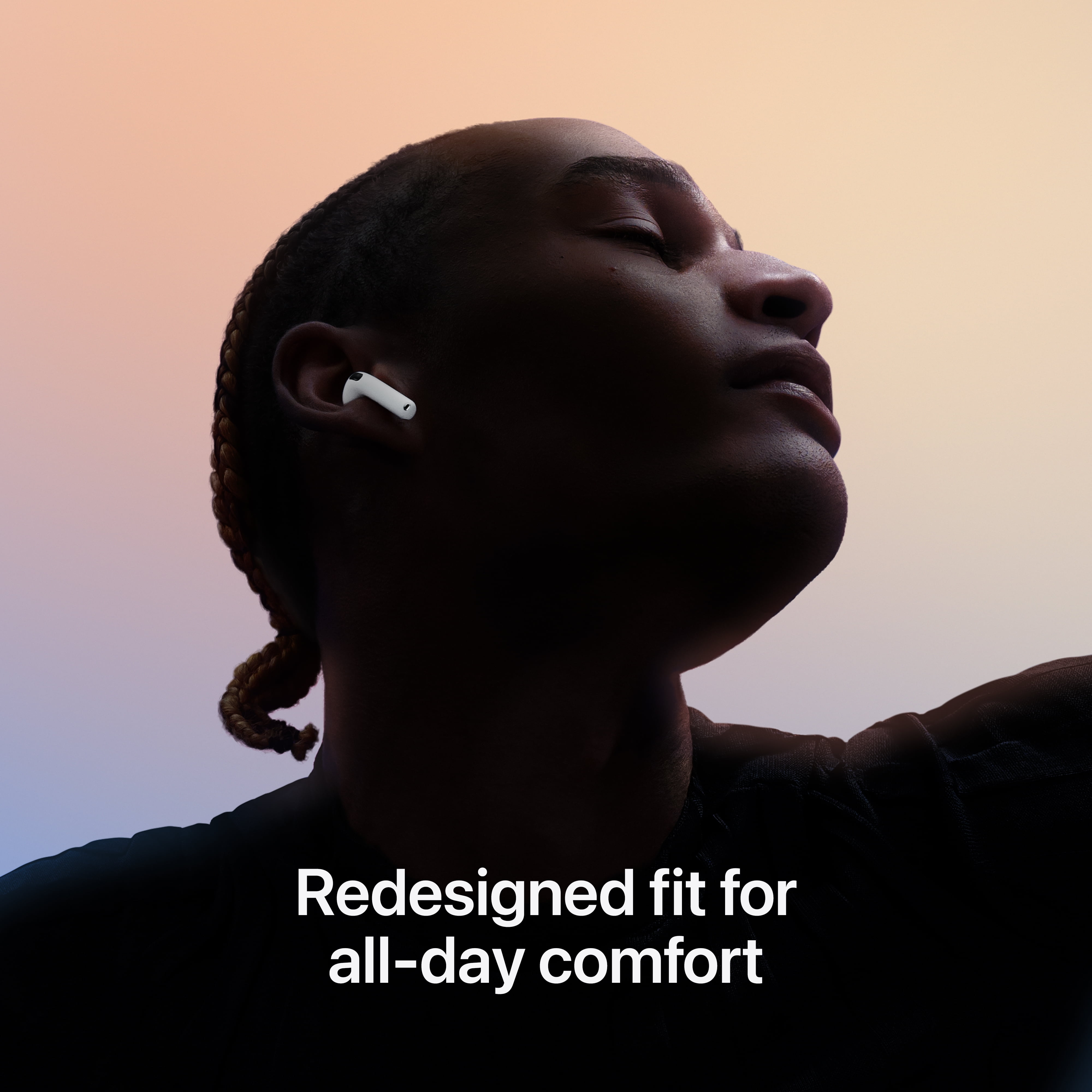 Apple AirPods 4 Wireless Earbuds with Active Noise Cancellation (White, 1 Pack) 8a6m5