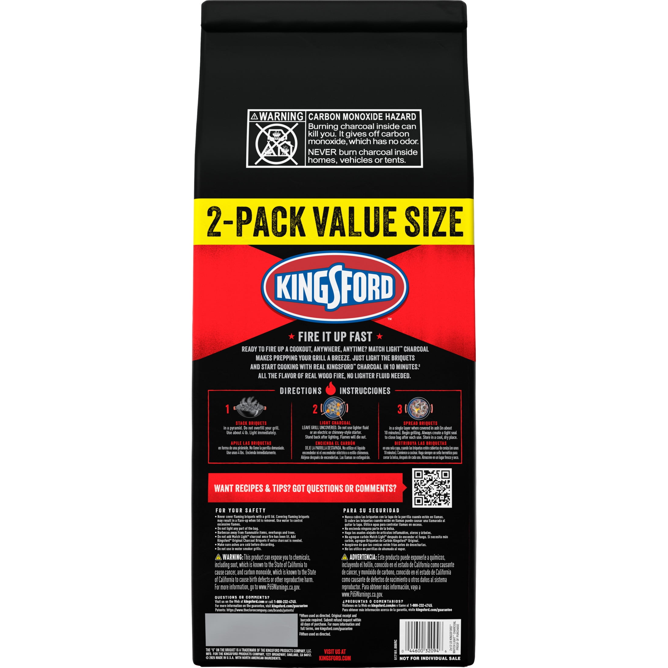 Kingsford Match Light Charcoal Briquets, Fast-Lighting BBQ Fuel (24 lb, 2 Pack) ypa38 - Image 12