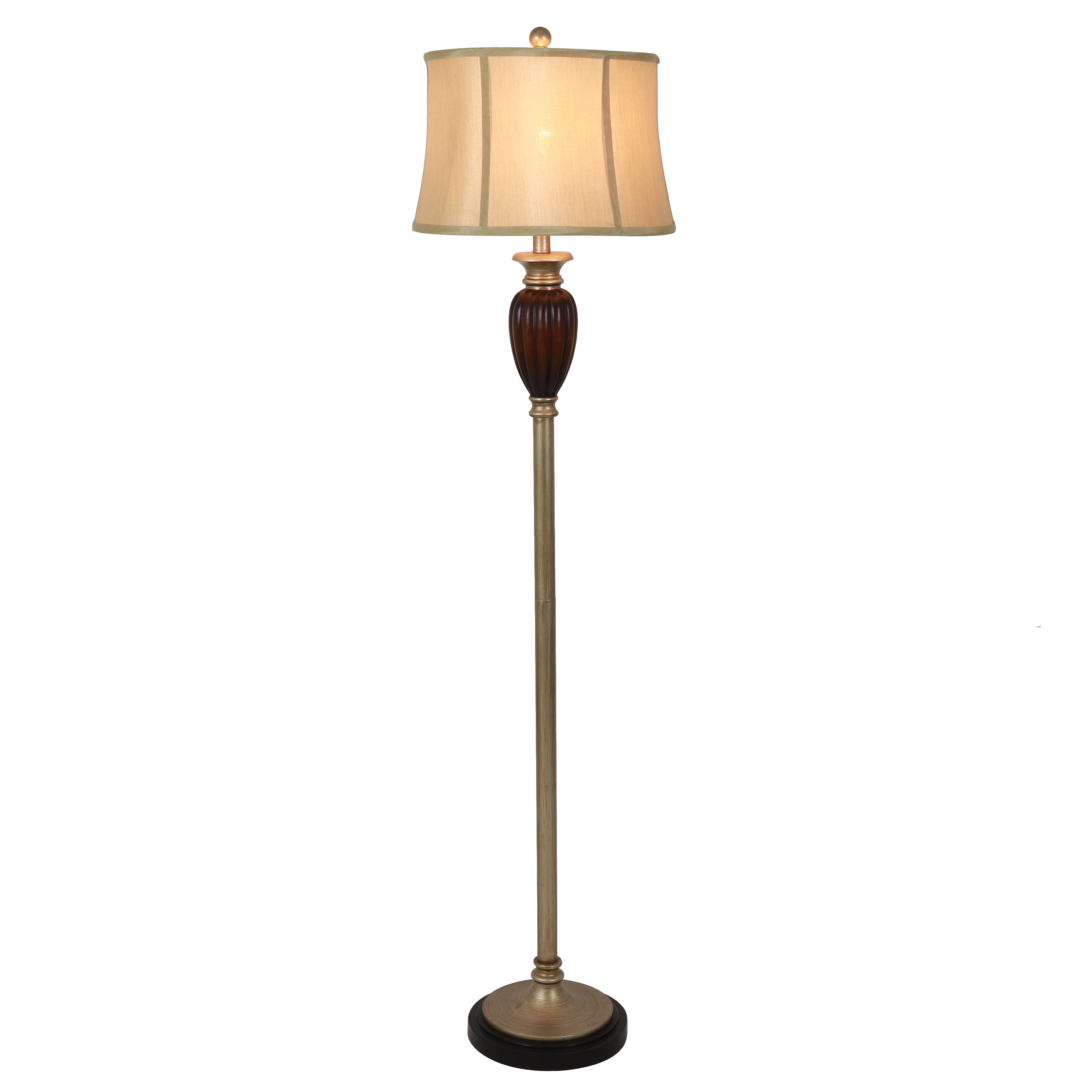 Jimco Lamps & Home Decor Fowler Transitional Floor Lamp (Multi Finish, 66.5 in) 70776