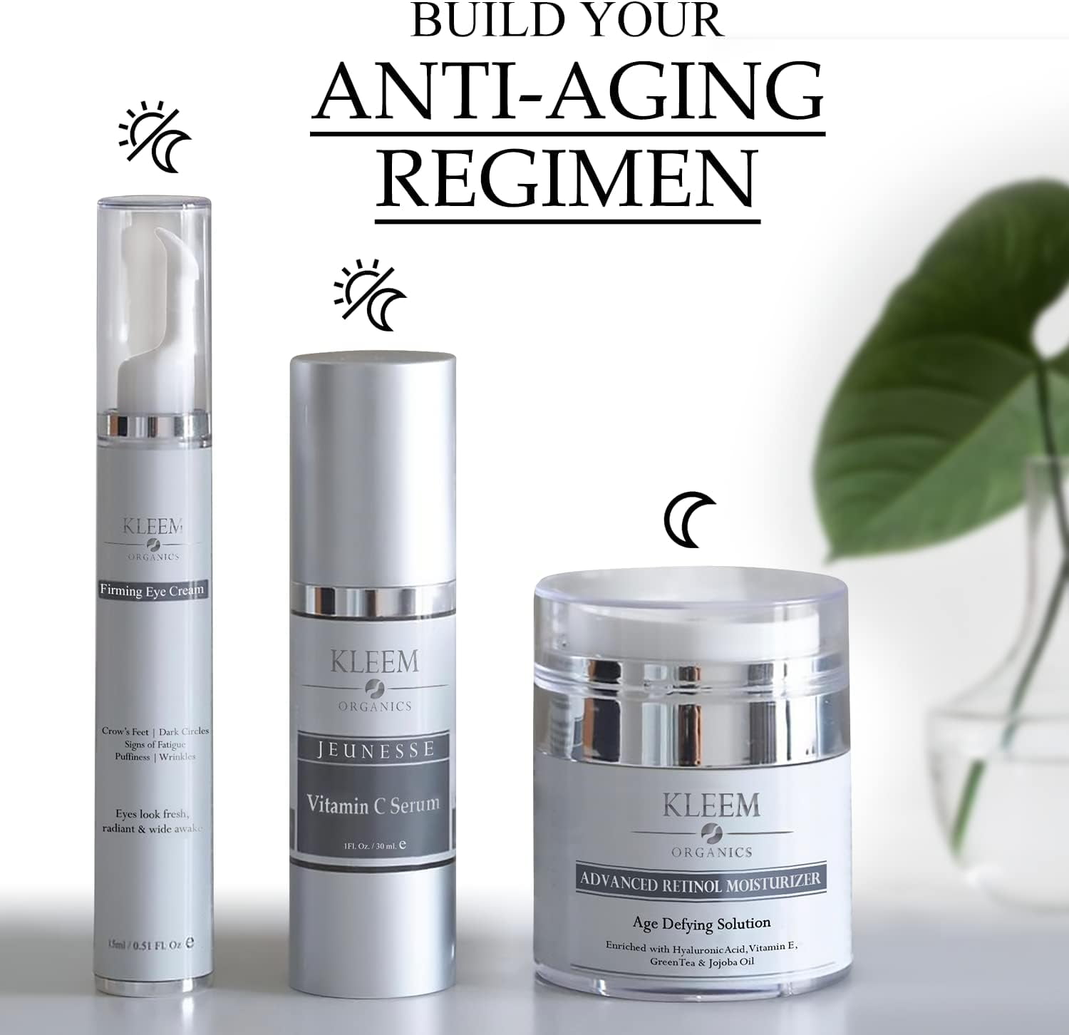 Kleem Organics Retinol Night Cream with Hyaluronic Acid & Collagen for Face (1.7 fl. oz) m7u0a