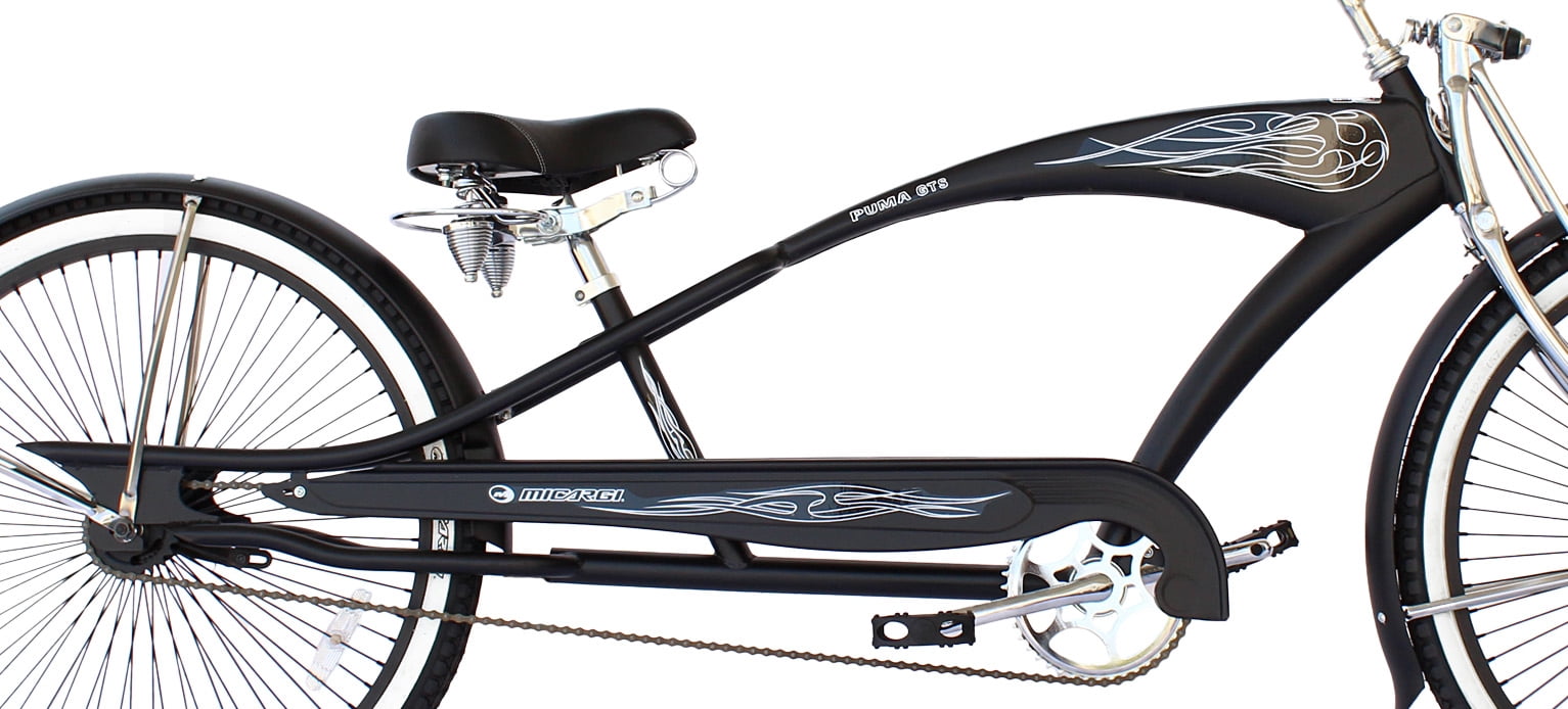 Wonder Wheels Cruiser Bike for Adults, Durable Steel Frame, Comfortable Riding Experience (Black, 26 in) 6bpbq