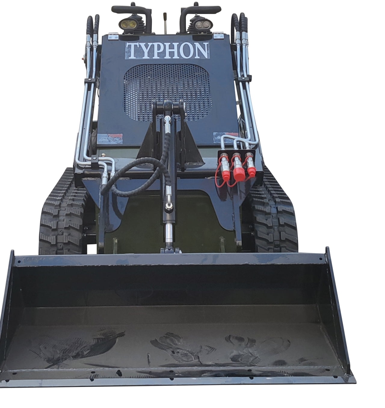 TYPHON Skid-Steer Loader with 22.1 HP Honda Engine (Tracked, 830 lb Capacity) 1u4l9
