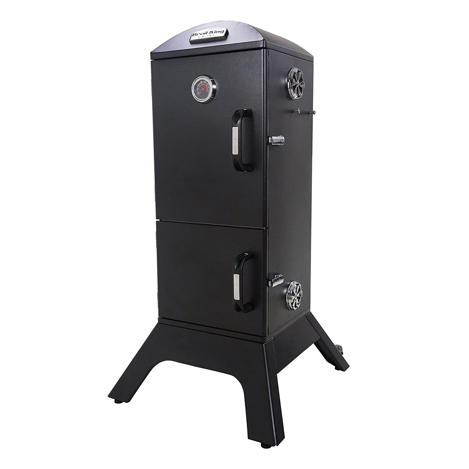 Broil King BK923610 Heavy Duty Vertical Charcoal Smoker with Electronic Ignition (Black, 48.5 x 18 x 22 in) ia1p0