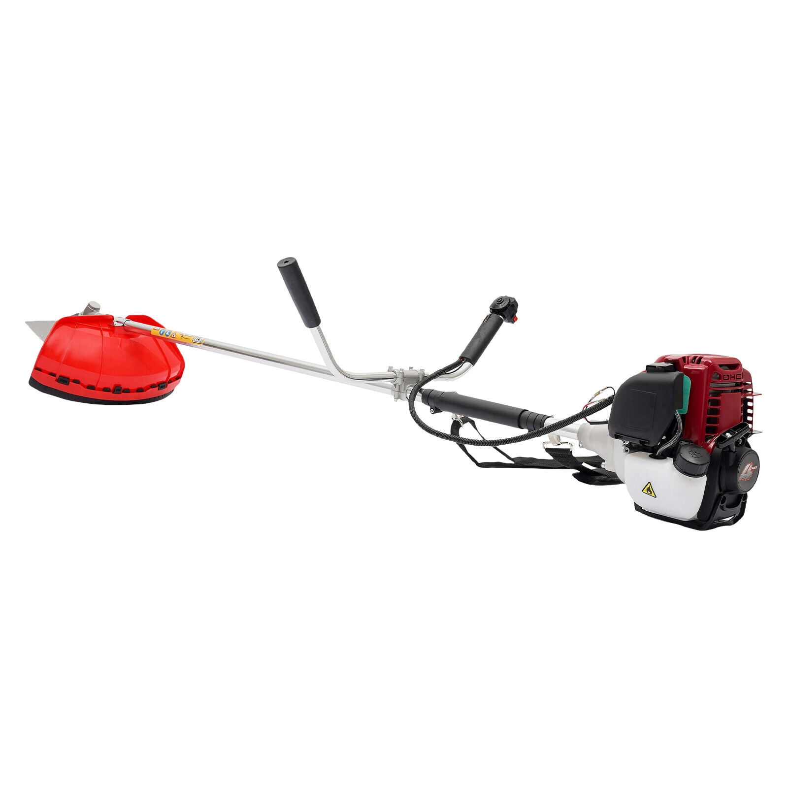 Generic 2-in-1 Gas Grass Trimmer and Edger, 35.8CC 4-Stroke Engine Powered Lawn Mower (Black, 5.24 ft) 6cltq