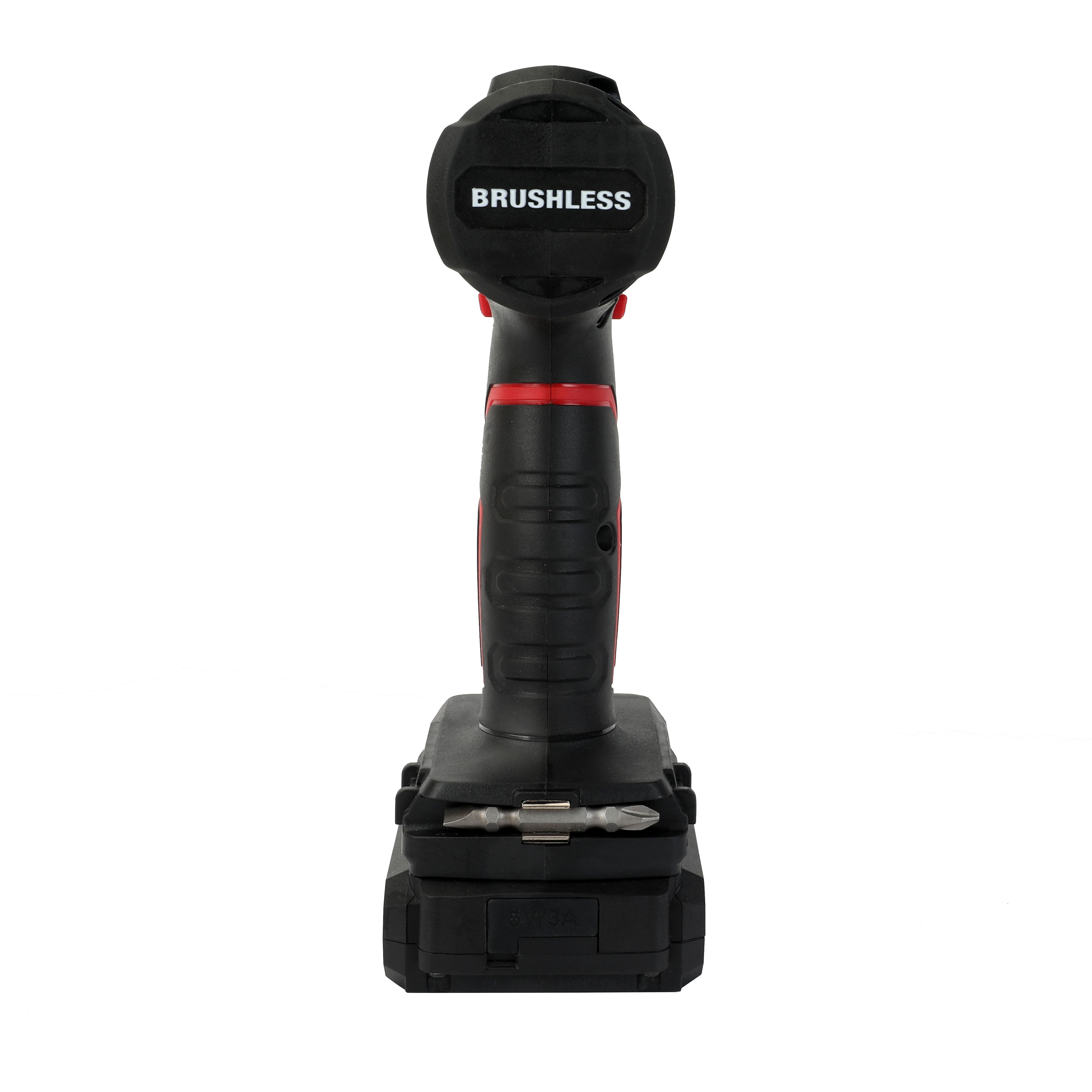 Hyper Tough 20V Brushless Cordless Drill with 1.5Ah Battery and USB-C Charging Cable (Black, 1-Speed) yd6l7