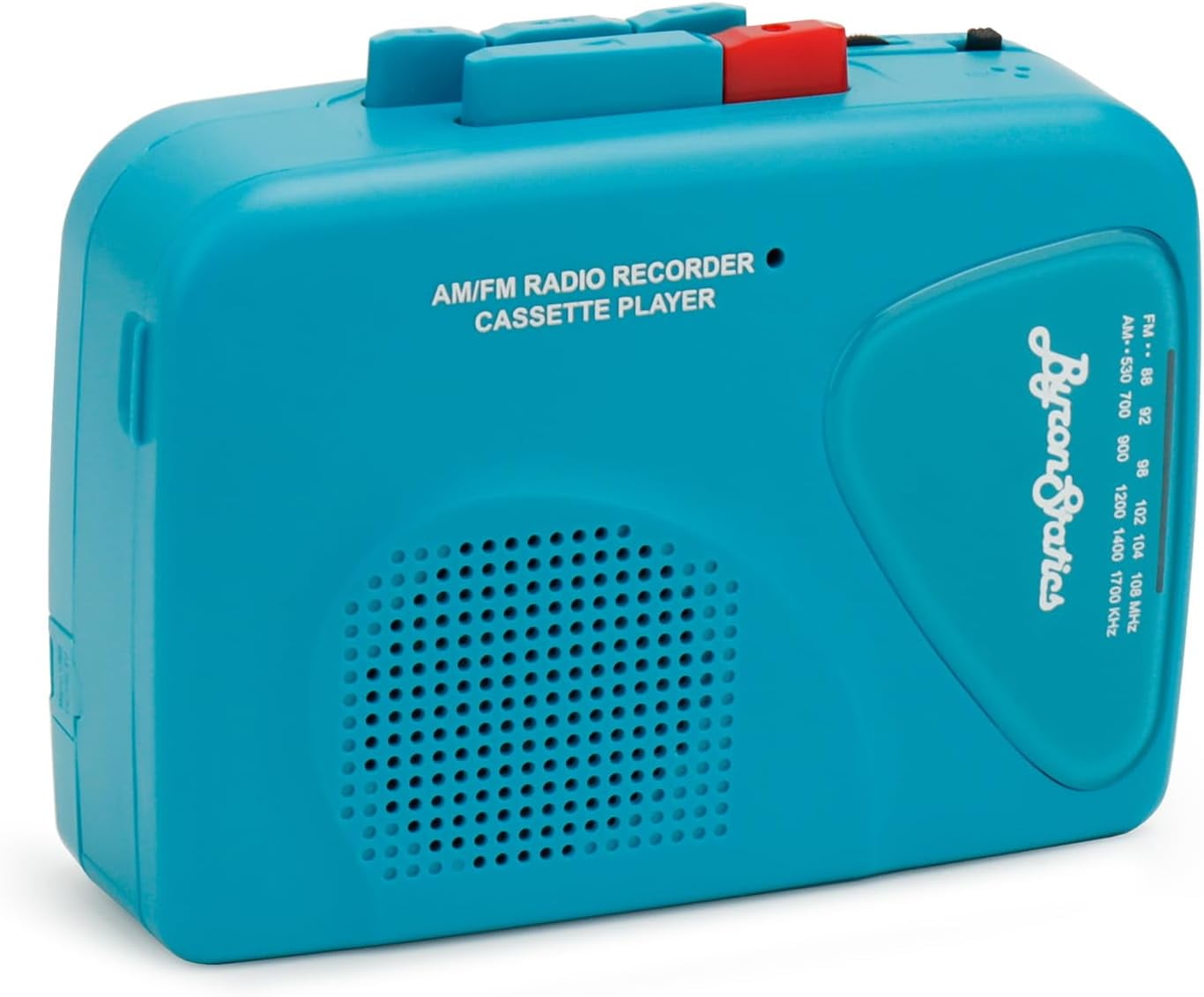 ByronStatics Portable Cassette Player and AM/FM Radio Recorder (Teal, 4.72 x 3.54 x 1.18 in) 3nth1