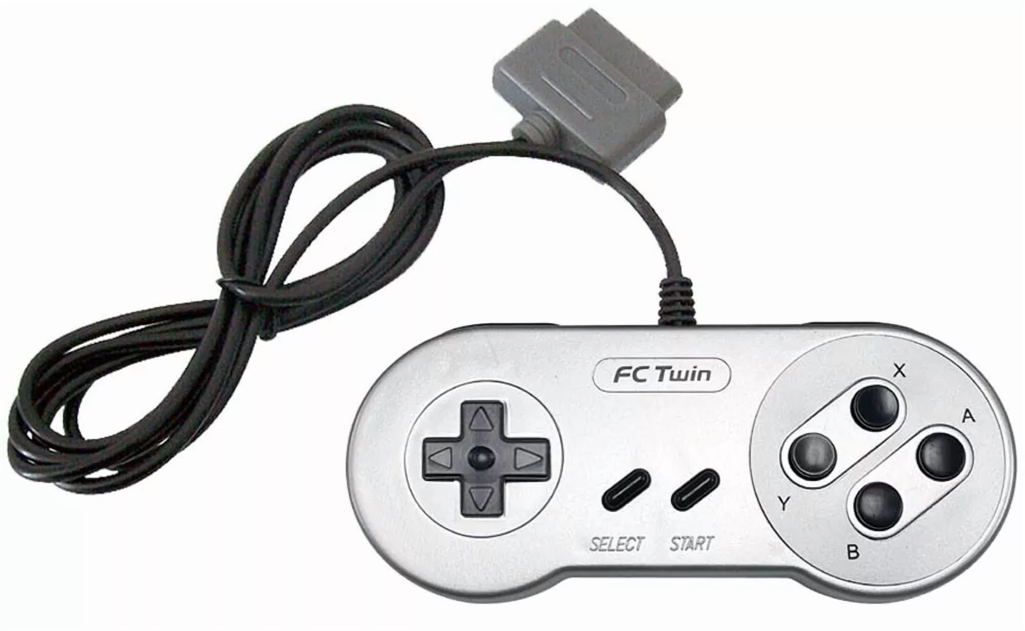 Knack Super Nintendo FC-Twin Replacement Gamepad Controller (Black, 1 Pack) tmwqi
