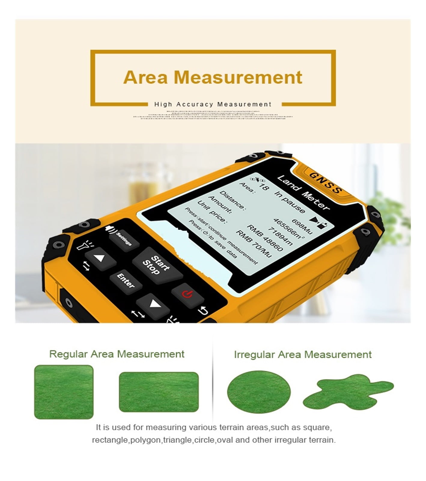 Dag S1 Portable GPS Land Measuring Meter with 2.4 inch Screen for Surveying and Mapping (Black, 4.61 in x 2.40 in x 0.87 in) sua7d