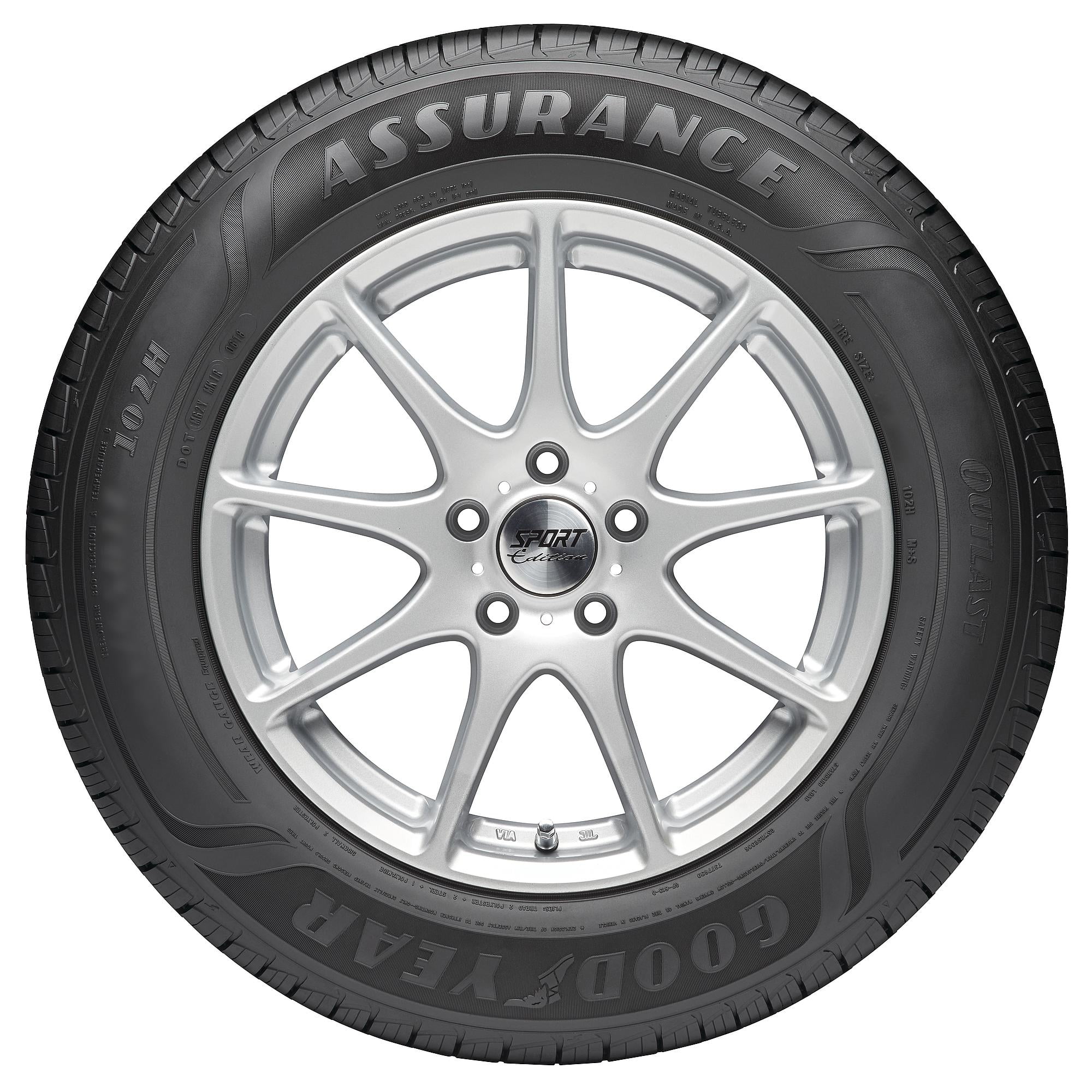 Goodyear Assurance Outlast All Season Passenger Tire (Black Sidewall, 225/60R16) neqll