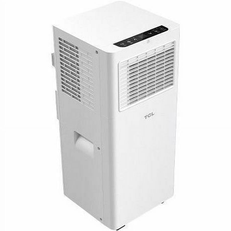 TCL Smart Portable Air Conditioner, 3-in-1 Cooling Fan and Dehumidifier for Rooms up to 150 sq ft (White, 8100 BTU ASHRAE) 6r4hn