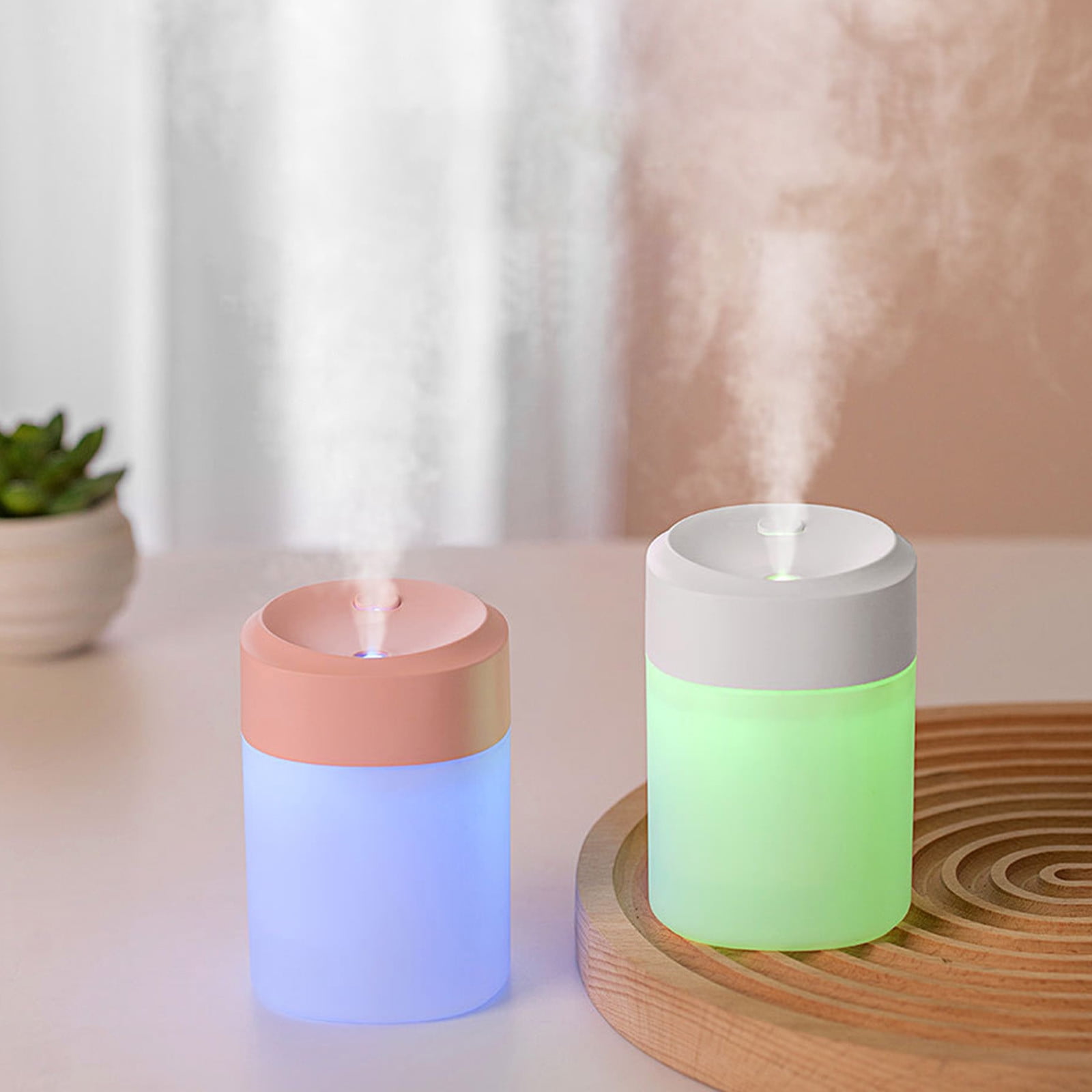tupukom Cool Mist Humidifier for Large Room and Nursery with Night Light (White) ajg5l