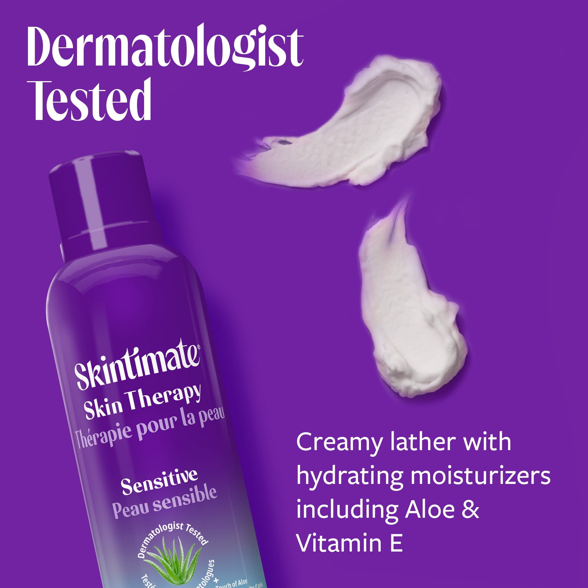 Skintimate Skin Therapy Sensitive Shave Gel for Women, Moisturizing Shaving Cream (7 oz) 84gq7
